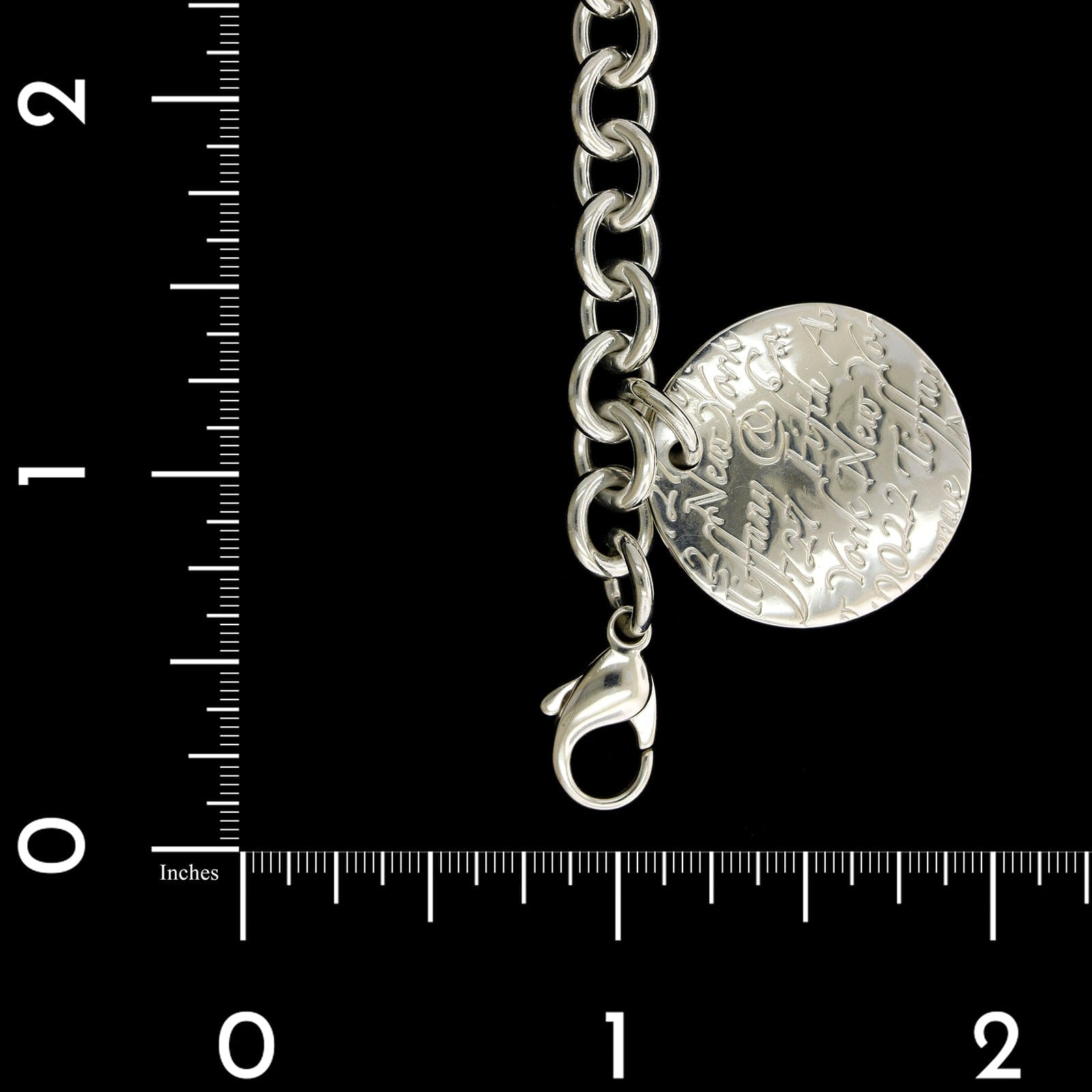 Louis Vuitton Sterling Silver Locket Bracelet