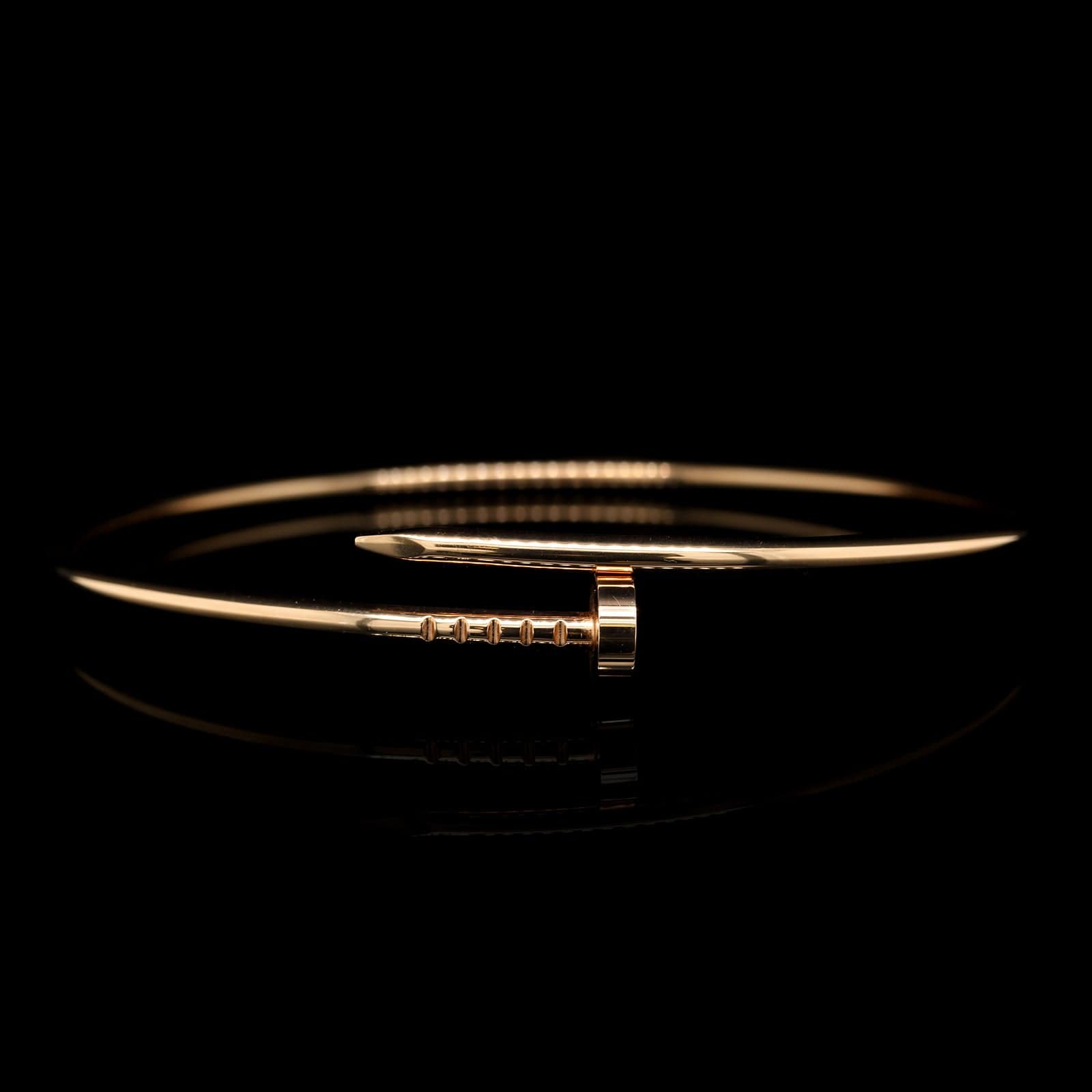 Cartier Juste Un Clou Small Model Gold Nail Bracelet Size 19