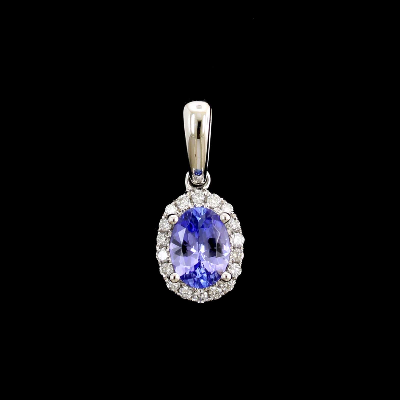 10K Tanzanite shops Pendant