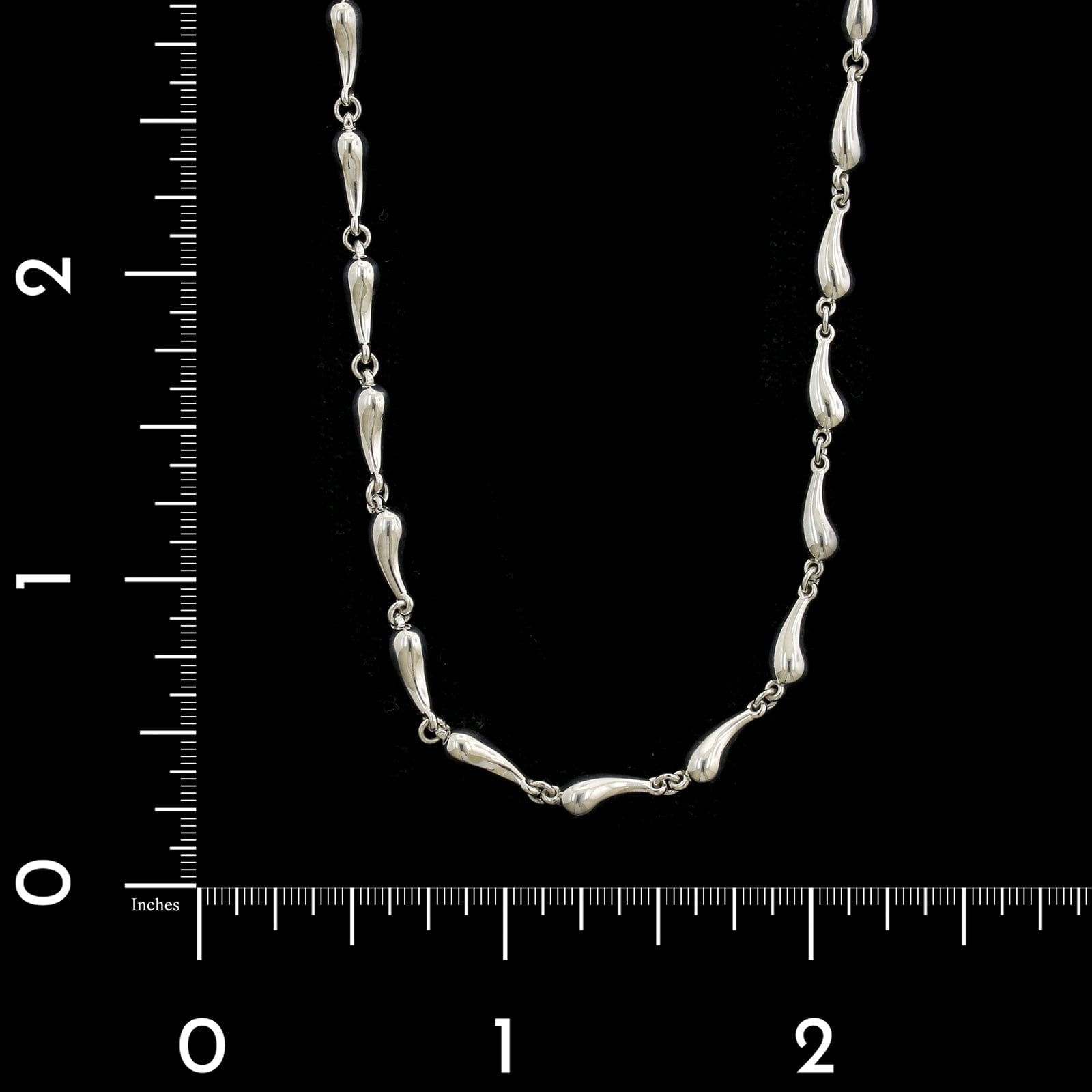 Tiffany Co Sterling tear drop necklace 2024