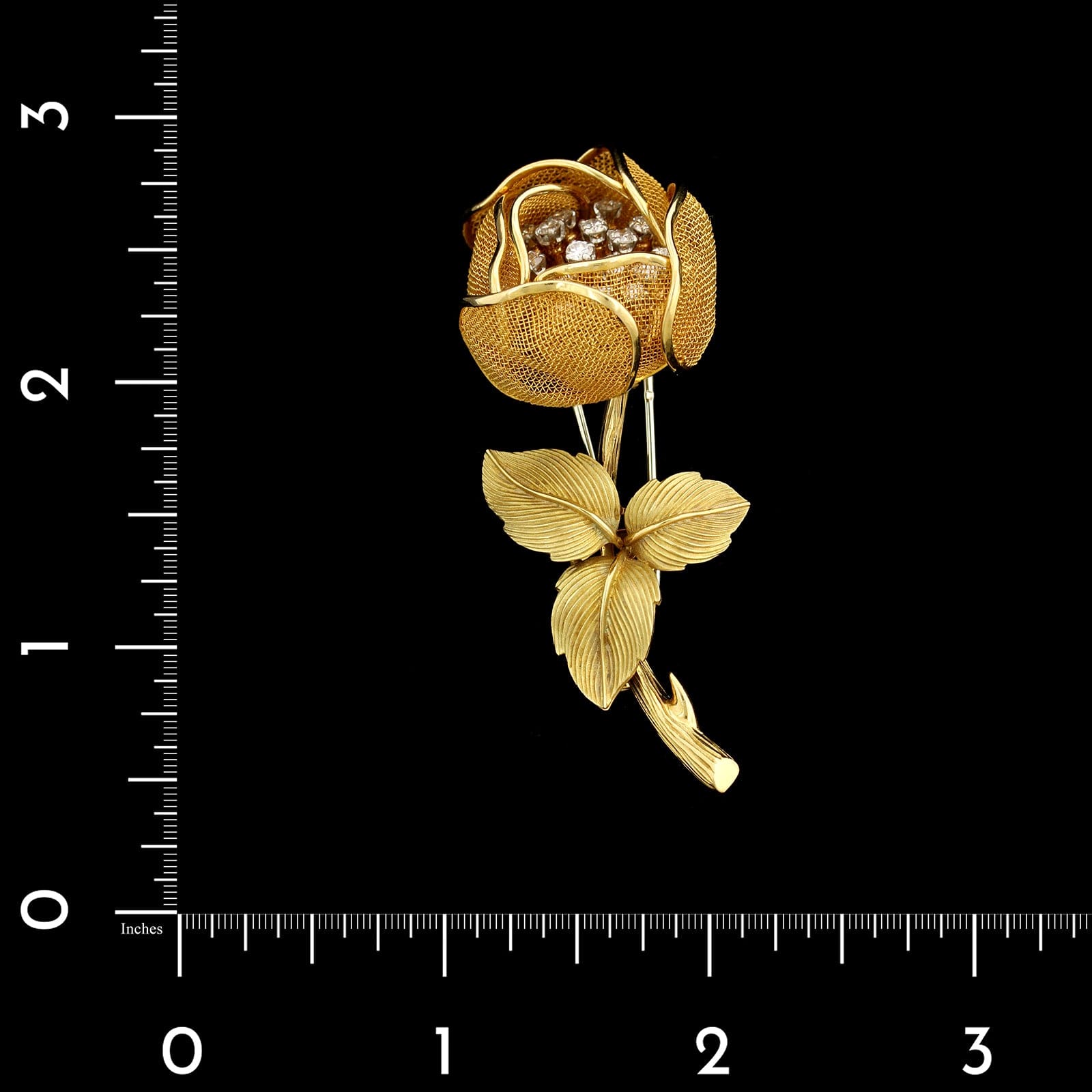 Flowers brooch, Luxury Gold Leaves outlets Brooch For Women, diamonds Brooch, Botanical gold pin, bouquet Gold Plated Costume Brooch, Coat brooch