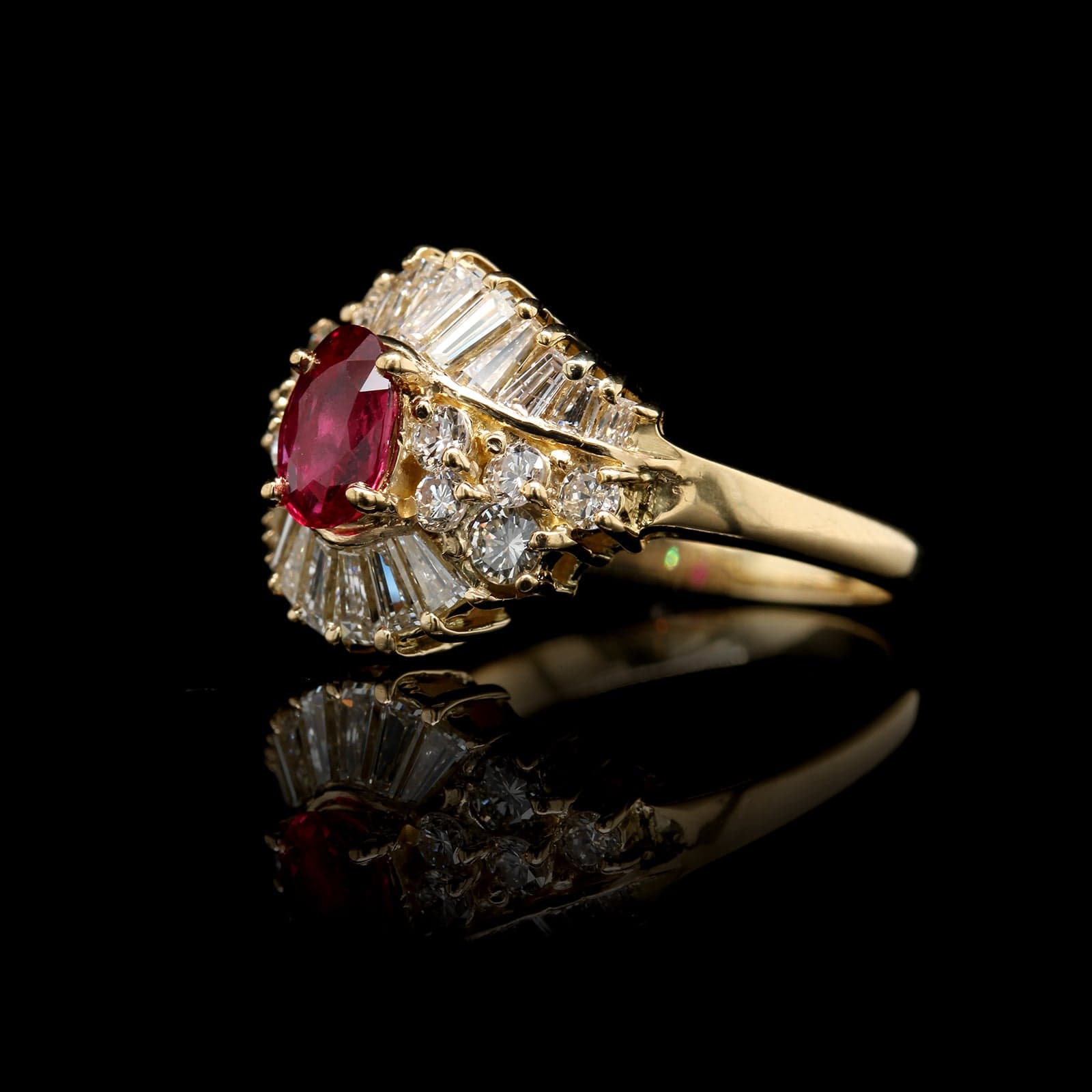 Ruby deals estate ring