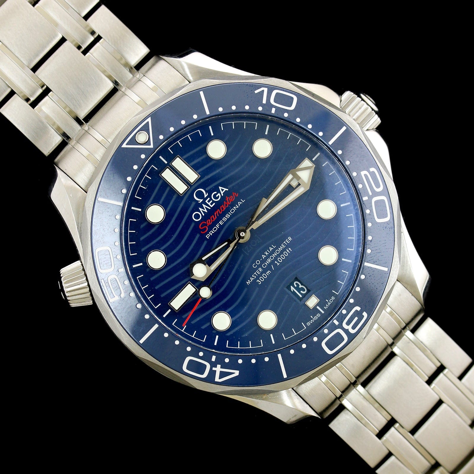 Omega Seamaster Diver 300M Steel Co Axial Master Chronometer