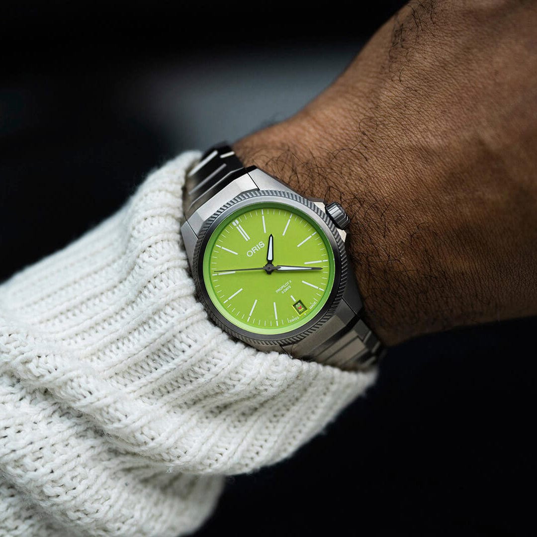 Oris Propilot X Kermit Edition Long s Jewelers