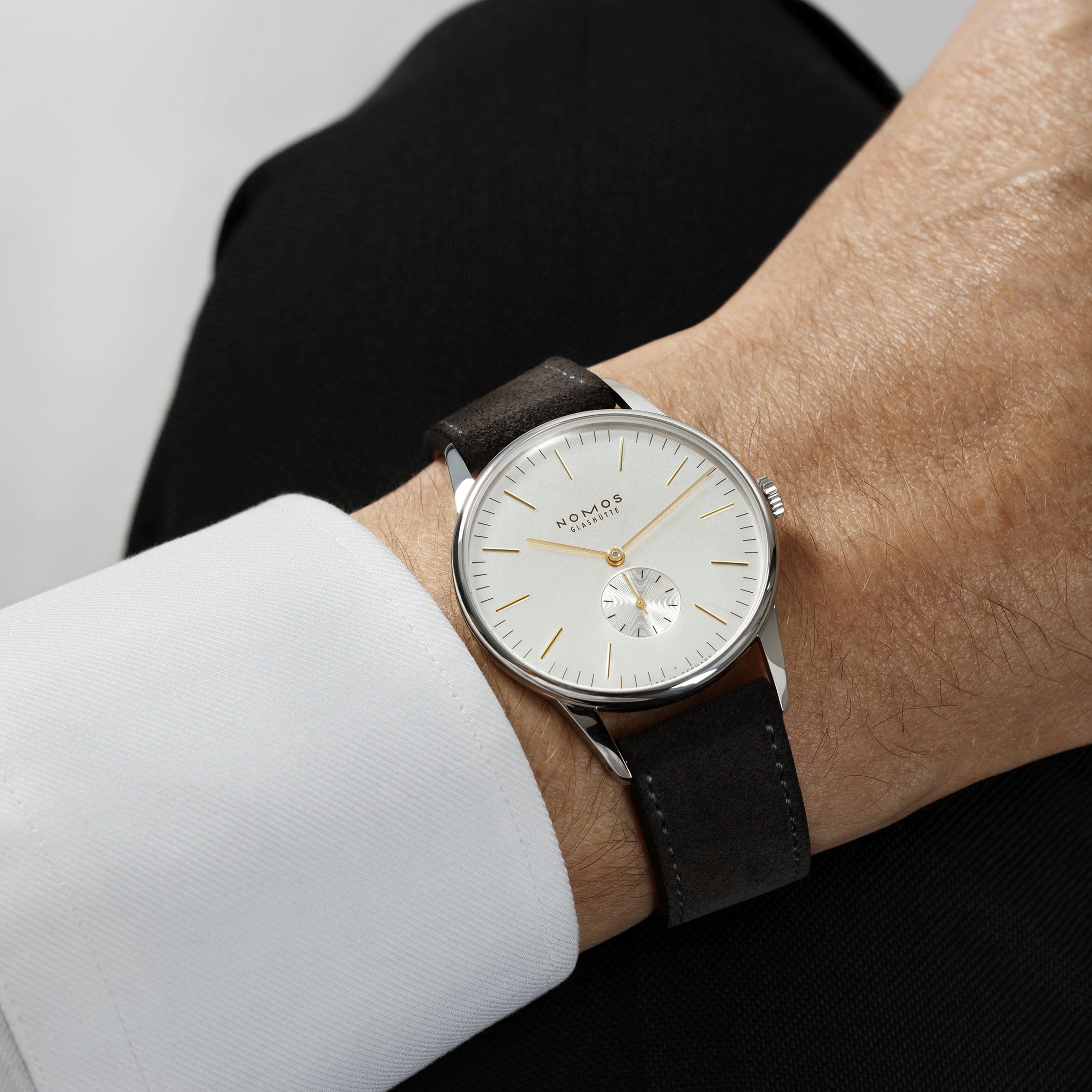 Nomos orion on wrist hotsell