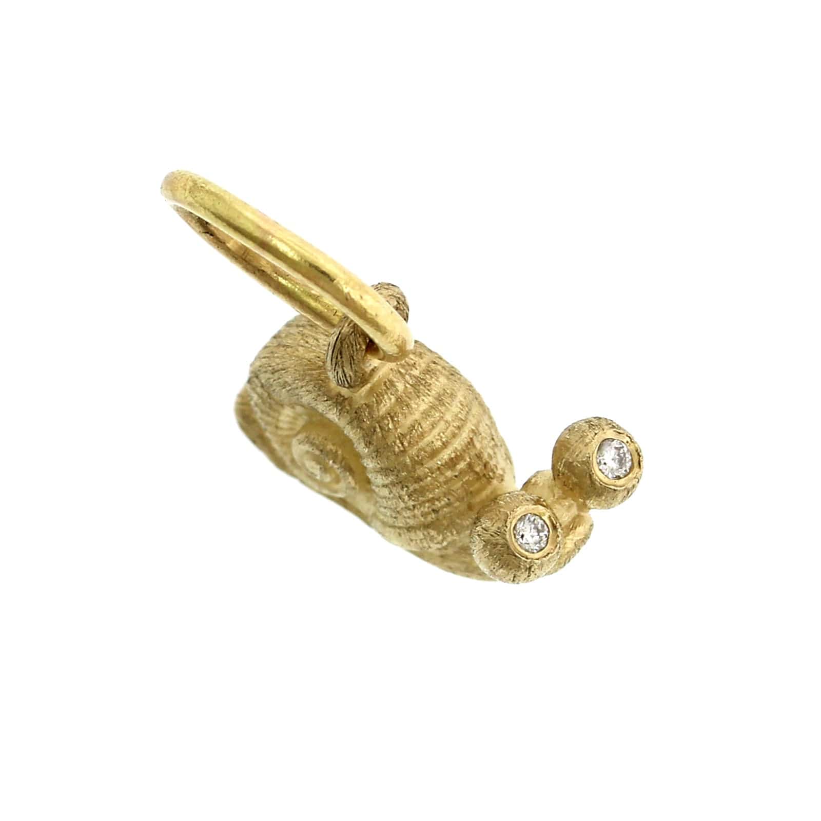 Solid 9ct Gold Sea Snail Charm buy Pendant