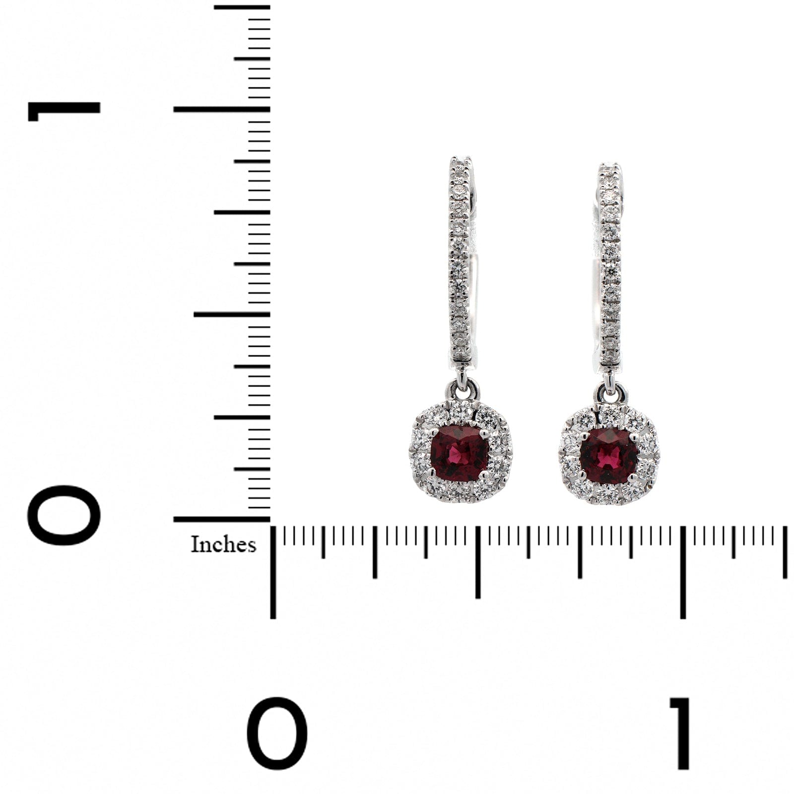 14k Solid YG Earrings - Red offers Spinel