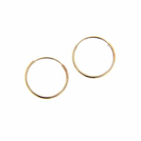 Children's hoop earrings store 14k yellow gold