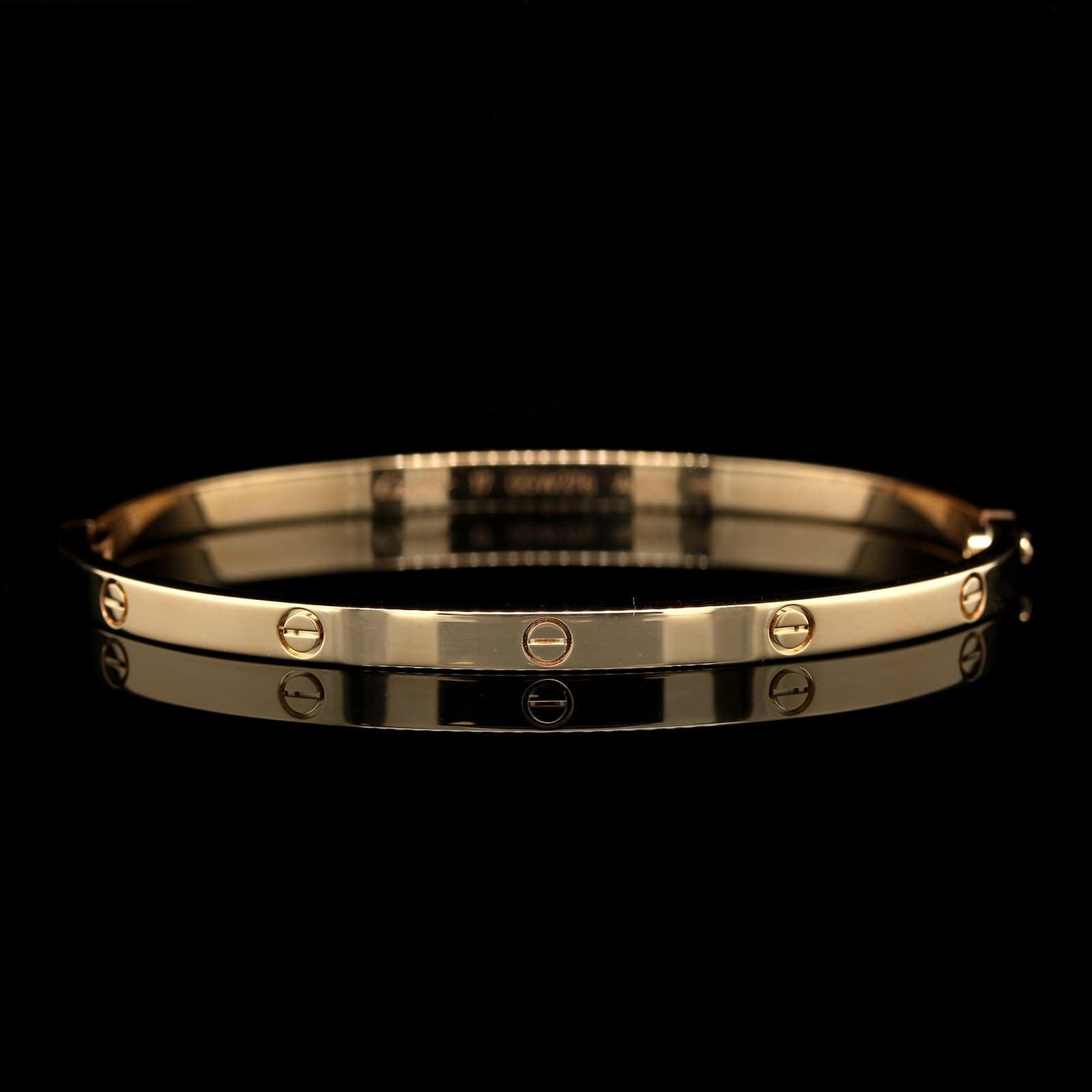 Cartier 18K Yellow Gold Estate Love Bracelet