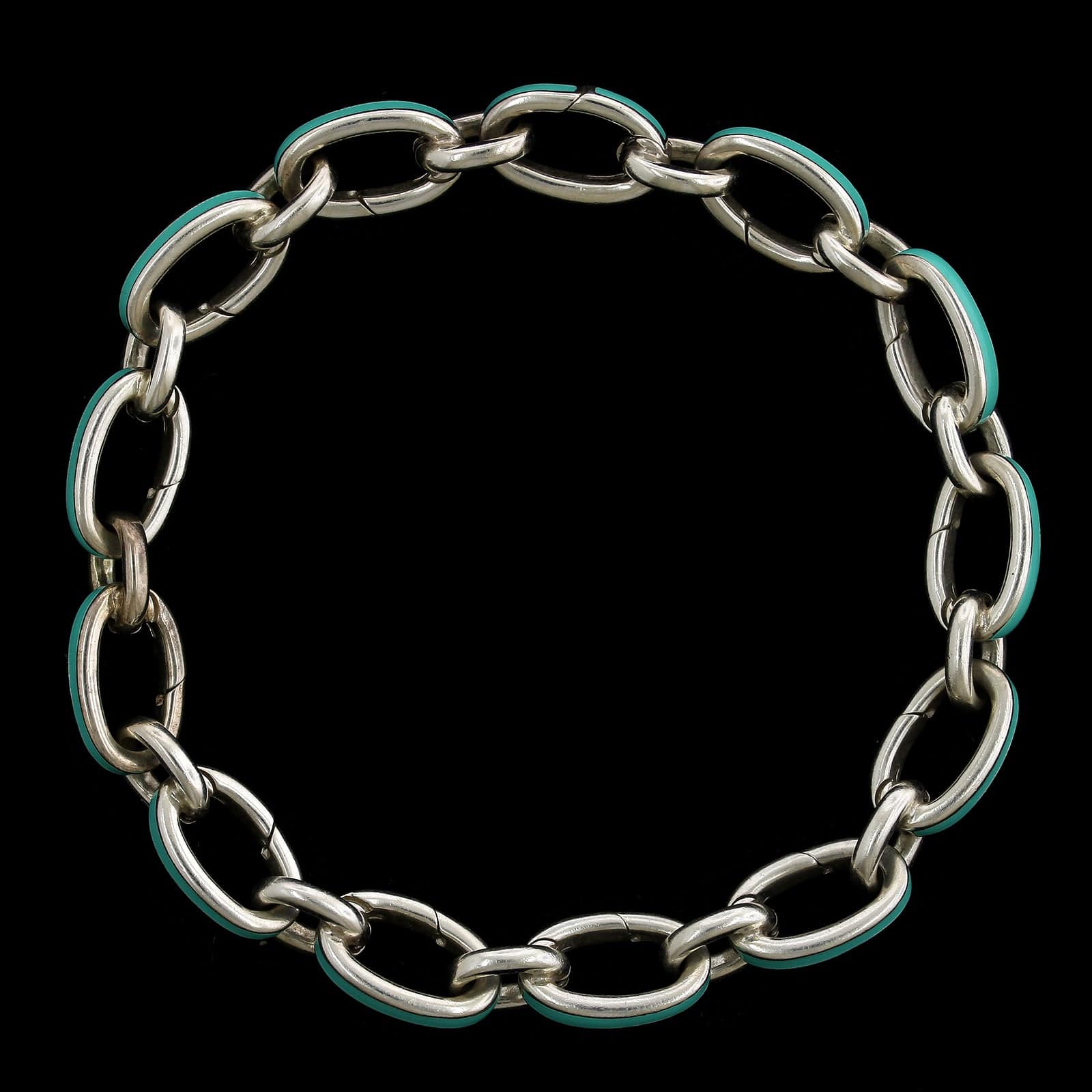 Tiffany clasping store link bracelet