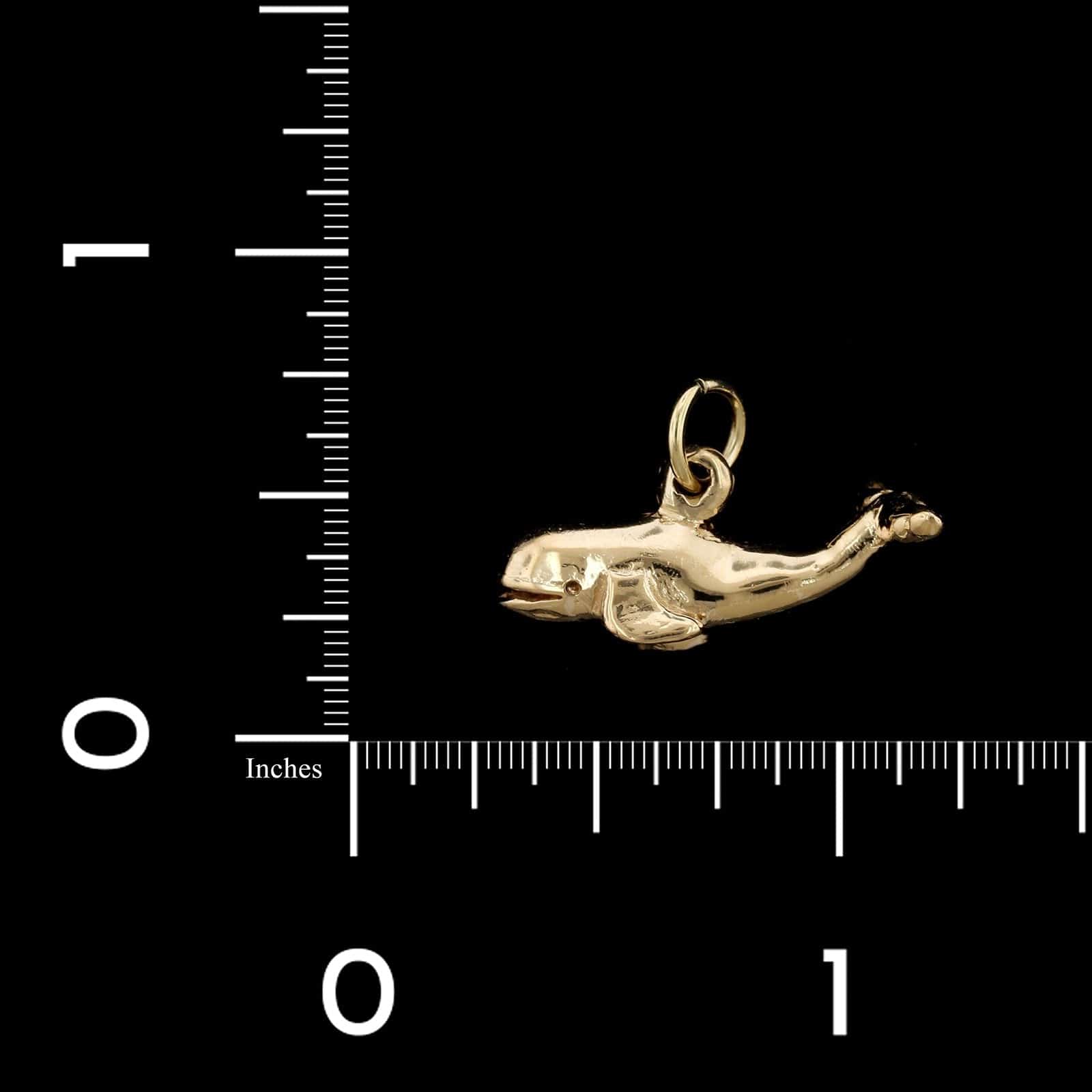 Gold buy whale charm