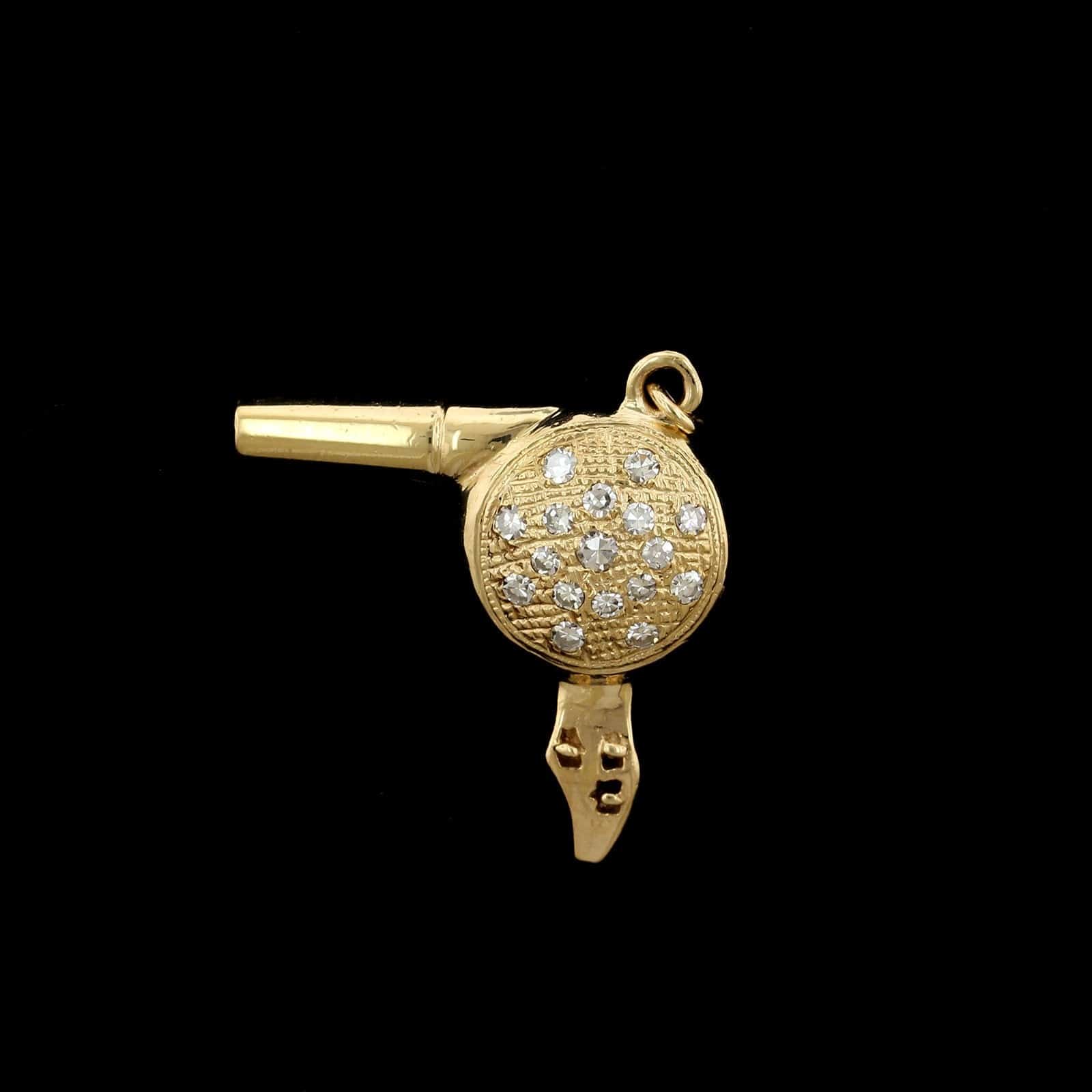 Shinola Women's Key Charm | 14K Gold | Engravable