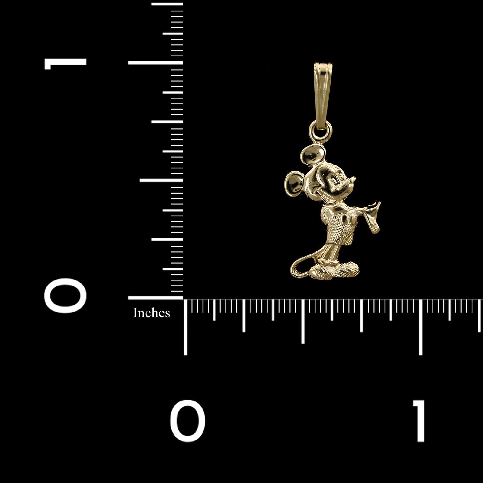 Vintage 14K Yellow Gold Estate Mickey Mouse good Charm