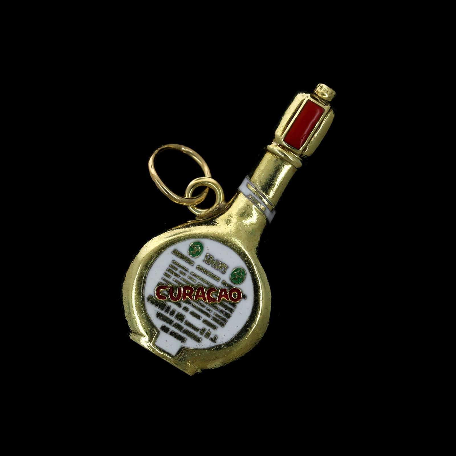 Vintage Bottle and Can Opener 14K Gold Charm