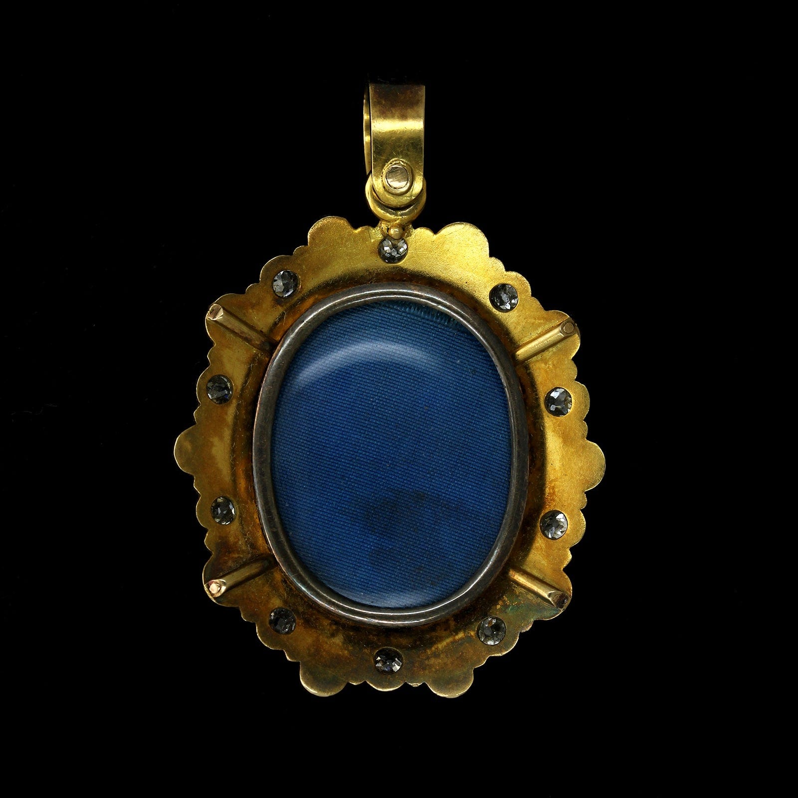 Vintage 14k solid gold online Cameo pendant