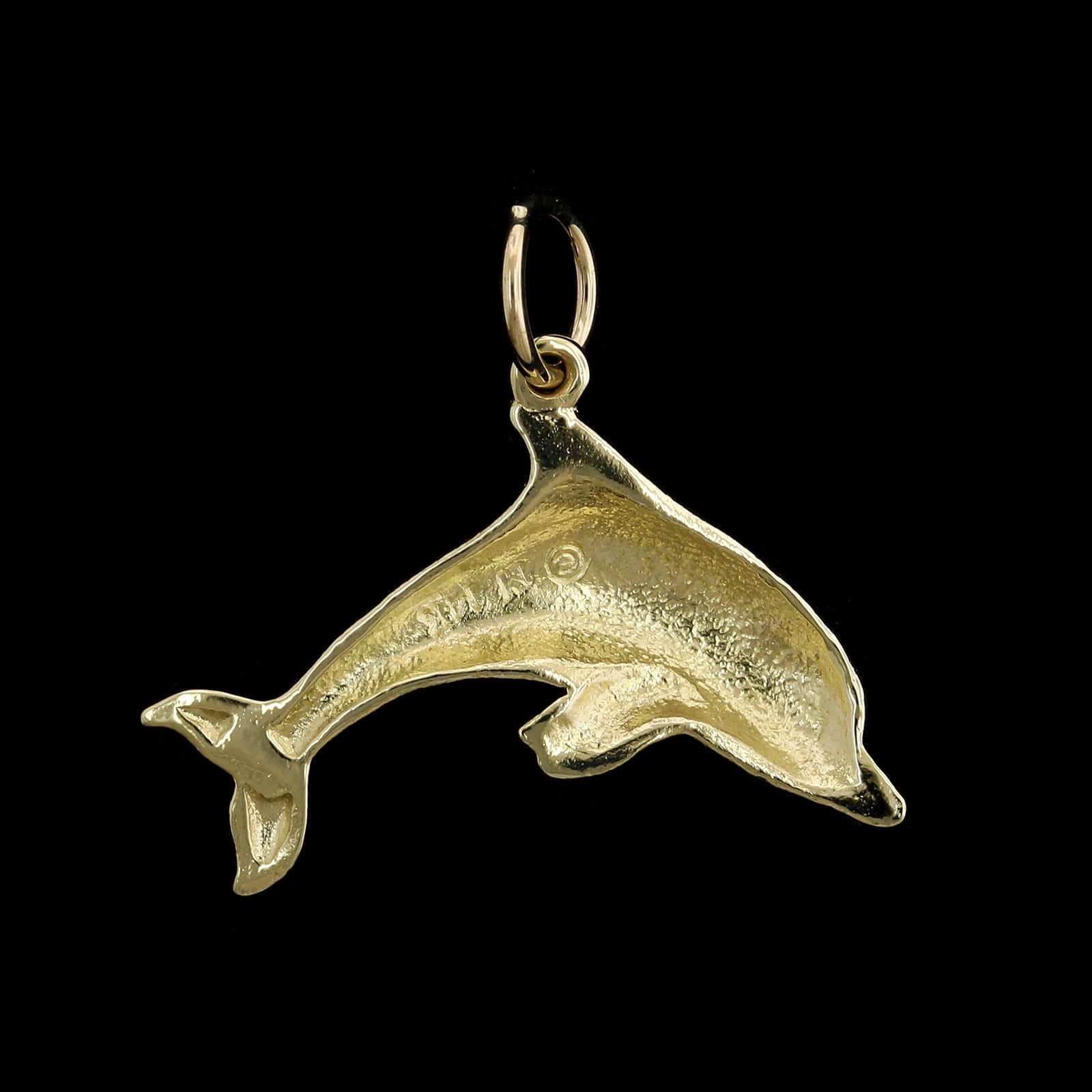 14K Yellow Gold Estate Dolphin Charm – Long's Jewelers