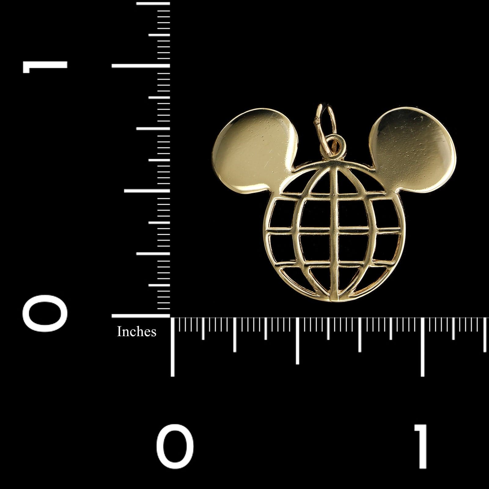 Vintage 14K Yellow Gold Estate Mickey Mouse good Charm