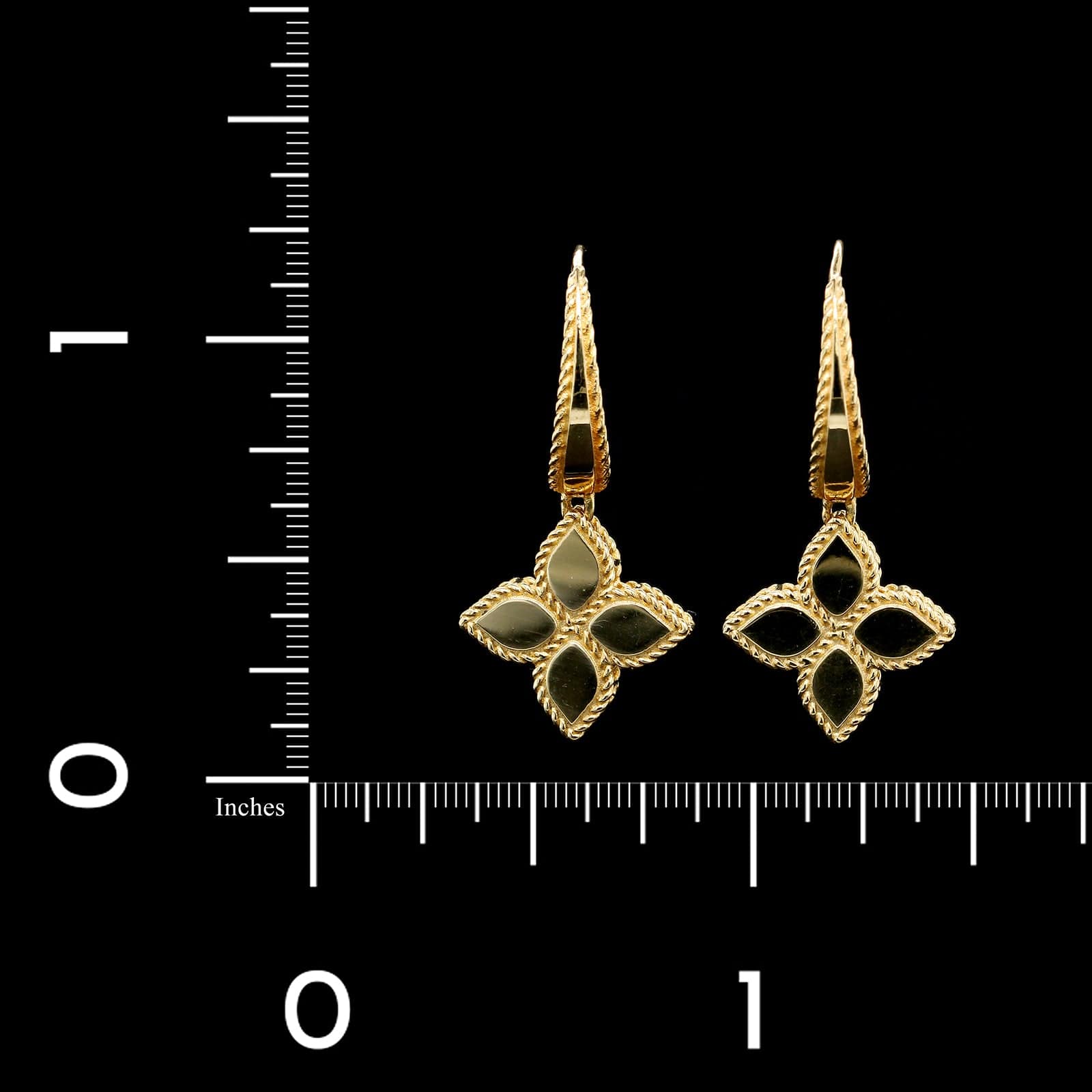 Louis Vuitton 18K Diamond Blossom Long Drop Earrings - 18K Yellow Gold Drop,  Earrings - LOU576597