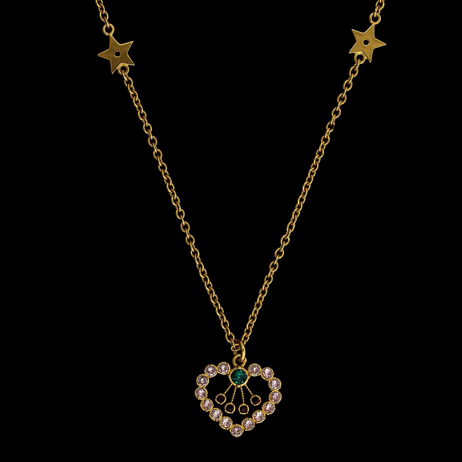 CHRISTIAN DIOR Gold Charm Necklace Jewelry – Bag Envy