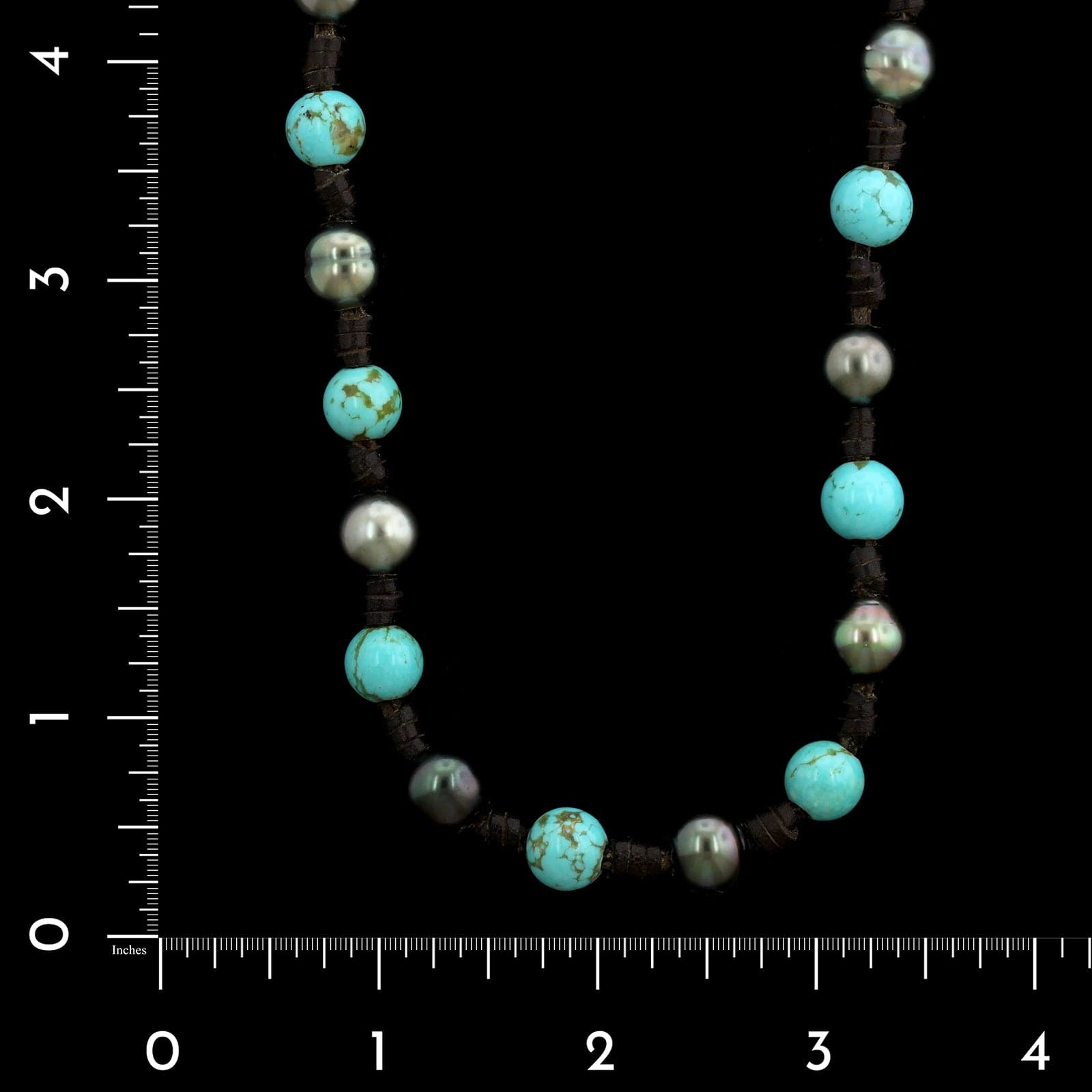 Trésors de St Barth - Black Tahitian pearls necklace from St Barth island !