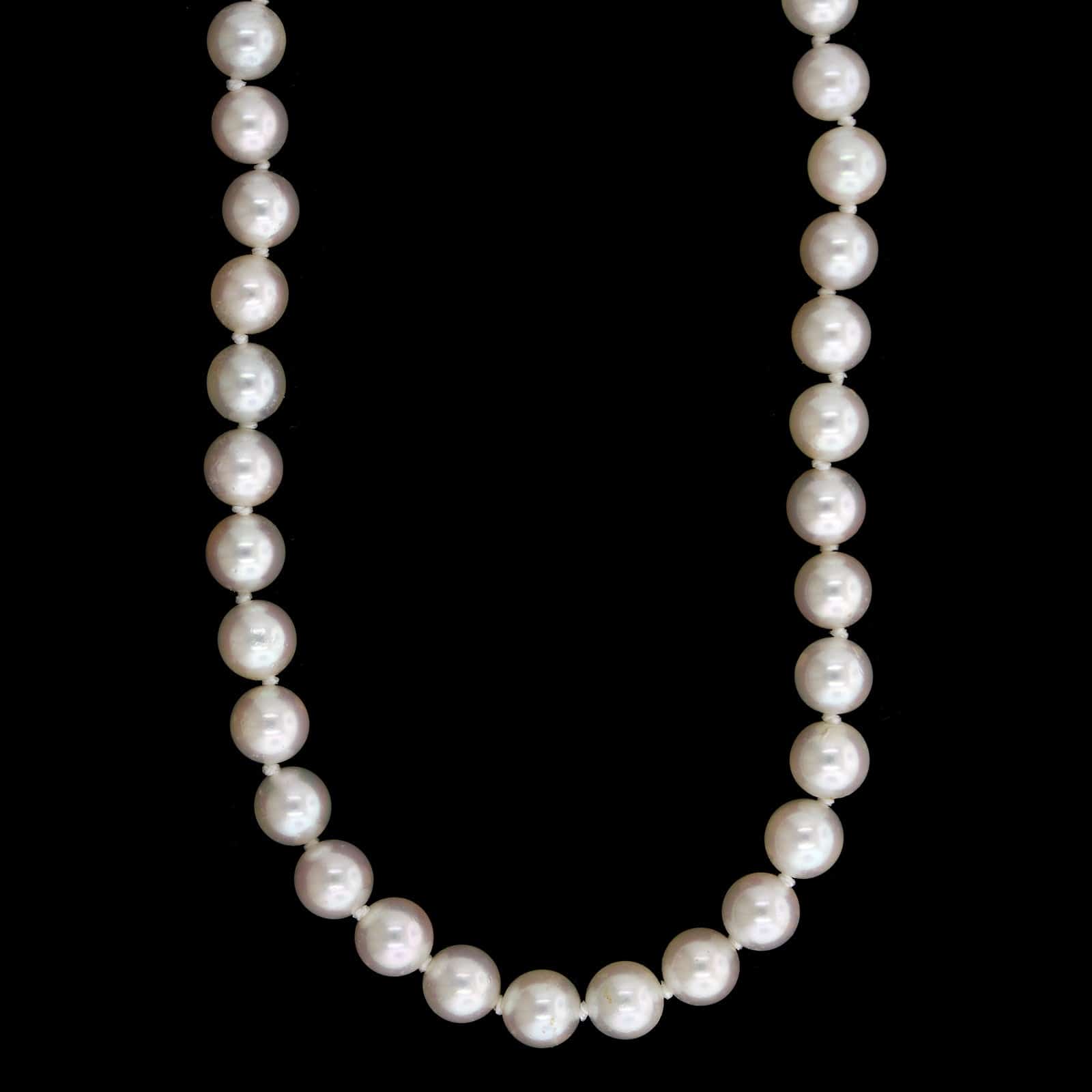 Mikimoto pearl discount twist necklace vintage