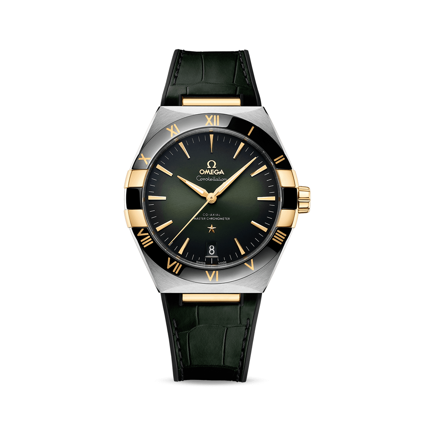 Leather strap on sale for omega constellation