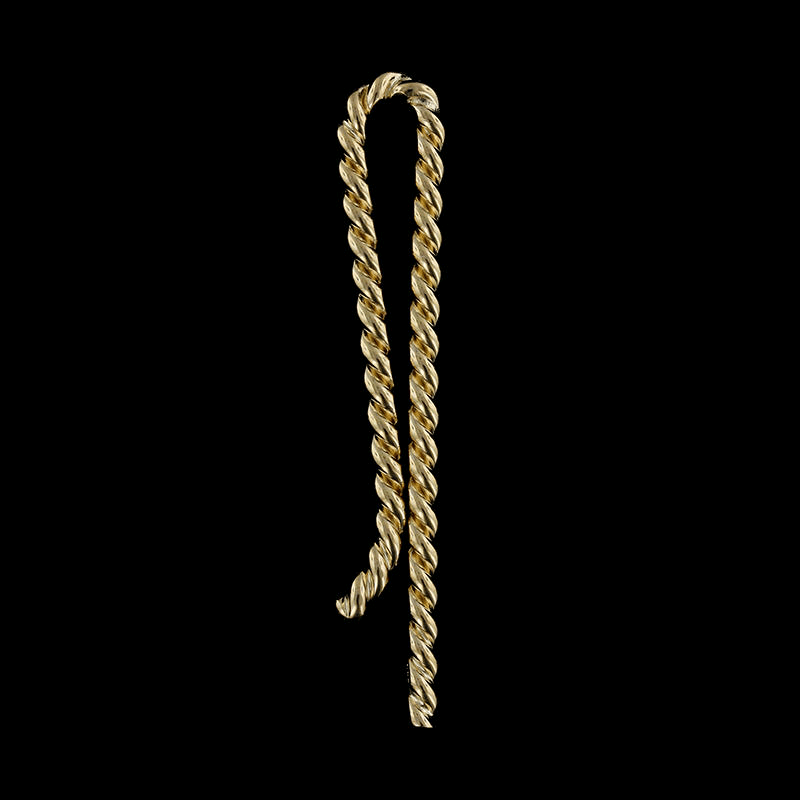 Cartier 18k Yellow Gold Sapphire Tie Clip