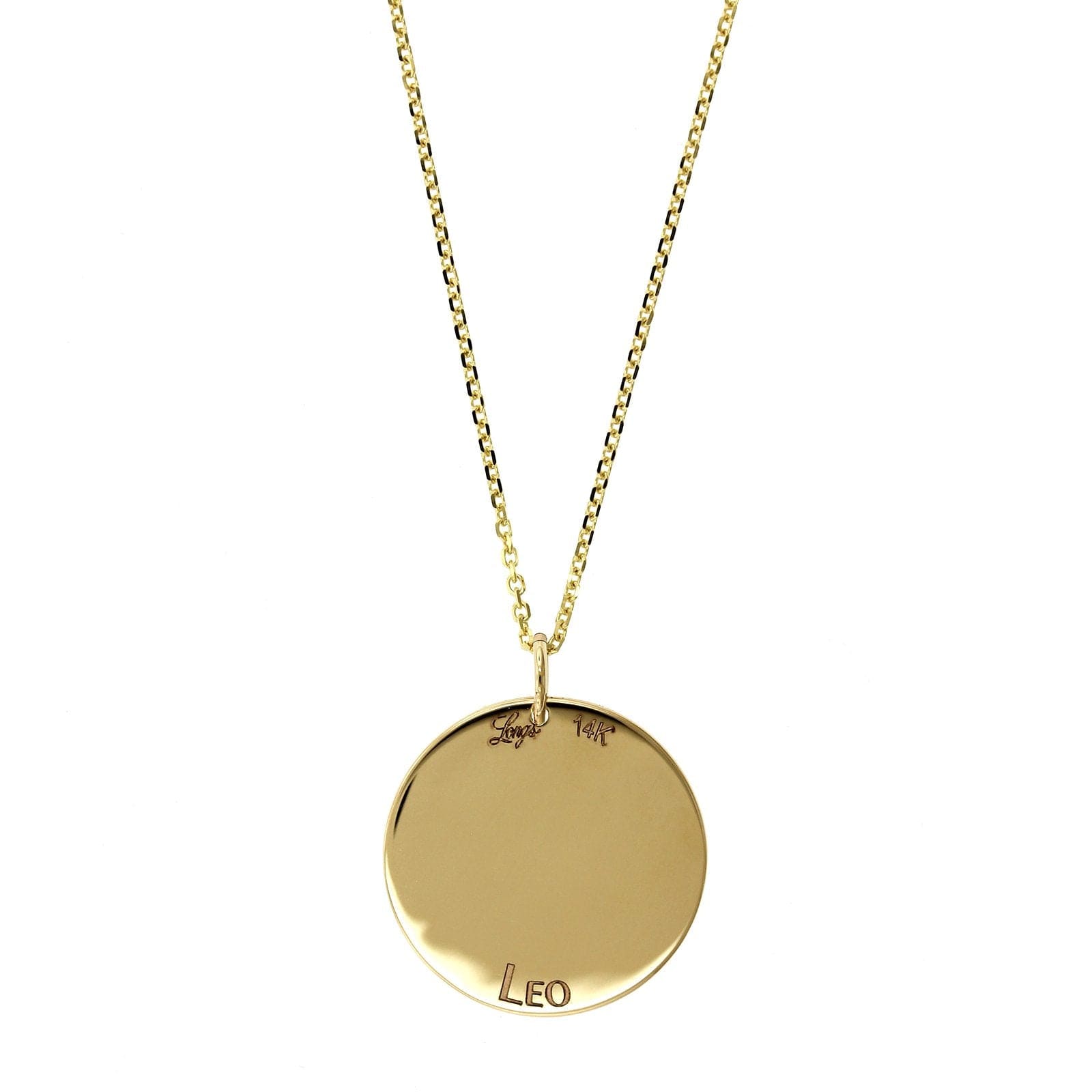 LEO deals Zodiac Disk pendant