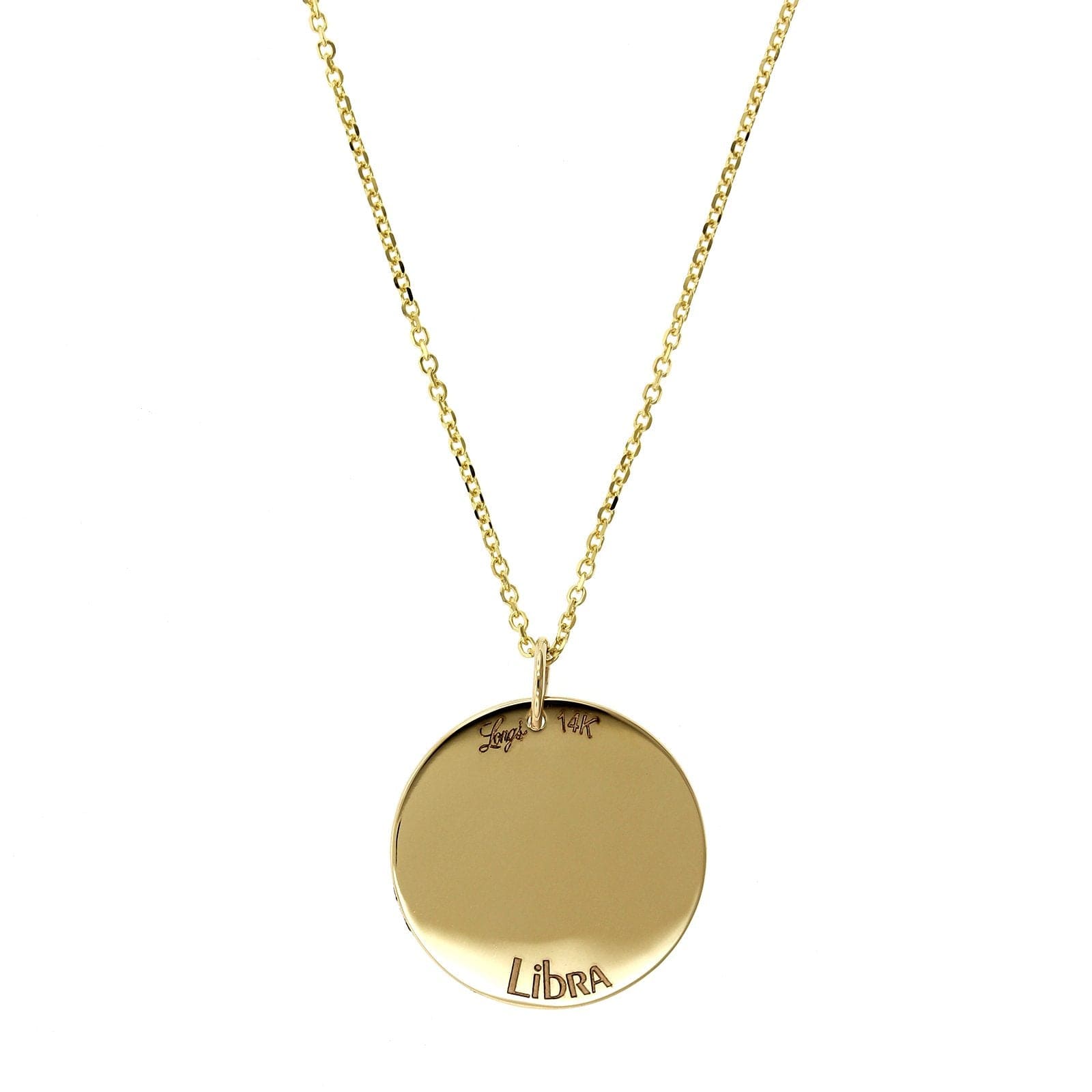 Fred Paris Jewelry Modernist Libra Scale Zodiac Pendant