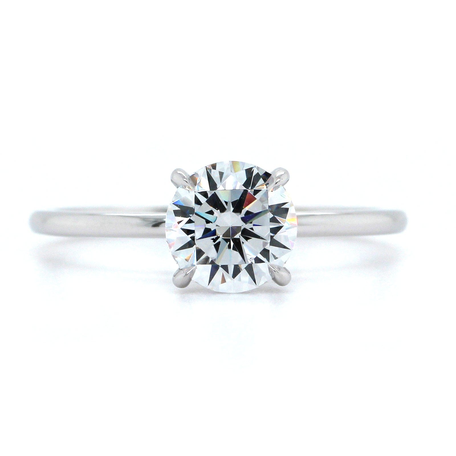 1.5 ct 4 Prong Stacking Solitaire Bridal Set 4