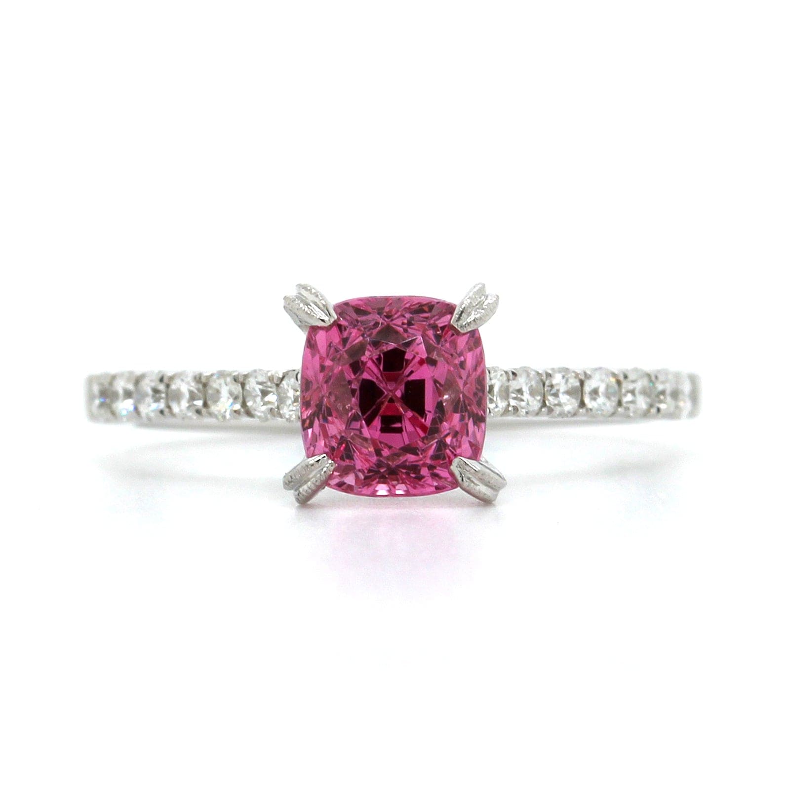 Red Spinel, Platinum and 18k Rose Gold Ring