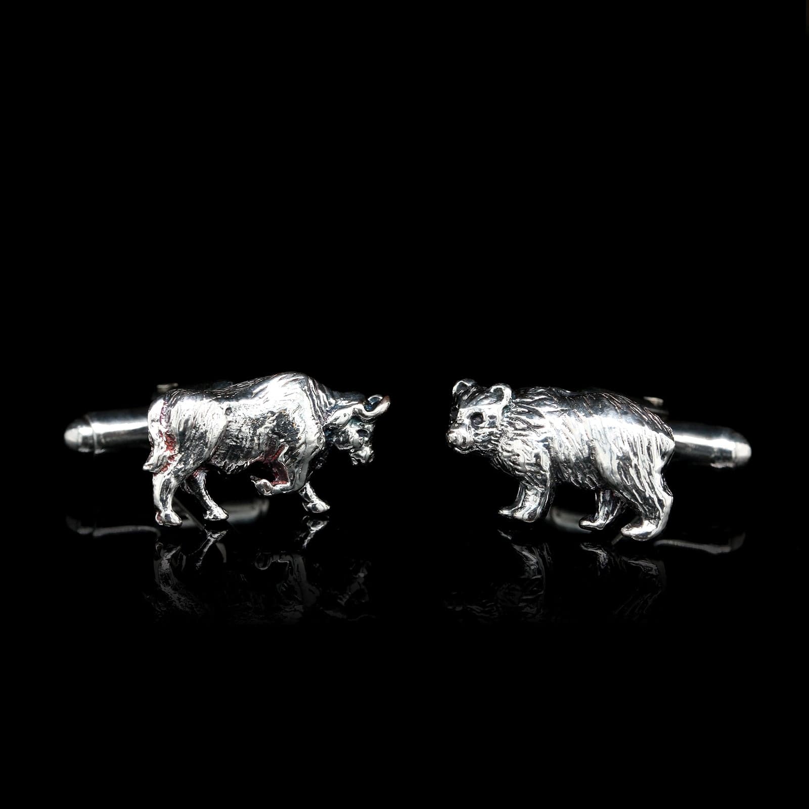 Tiffany bull best sale bear cufflinks