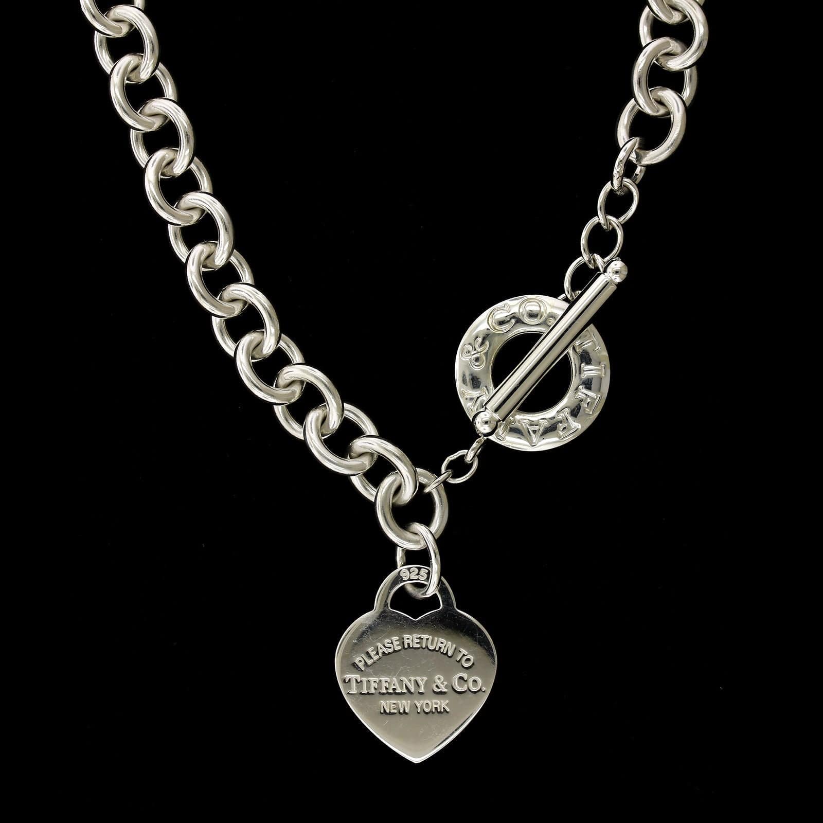 Return to Tiffany Heart Tag Toggle Necklace