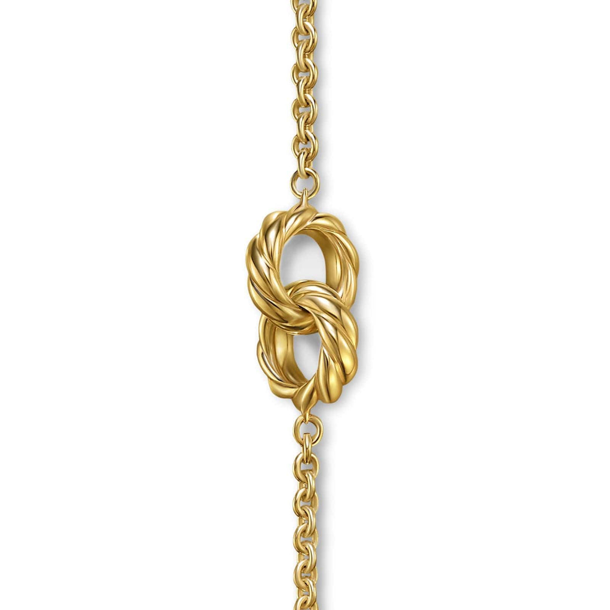 Sculpted Cable Chain Bracelet 18K Yellow Gold, 8mm