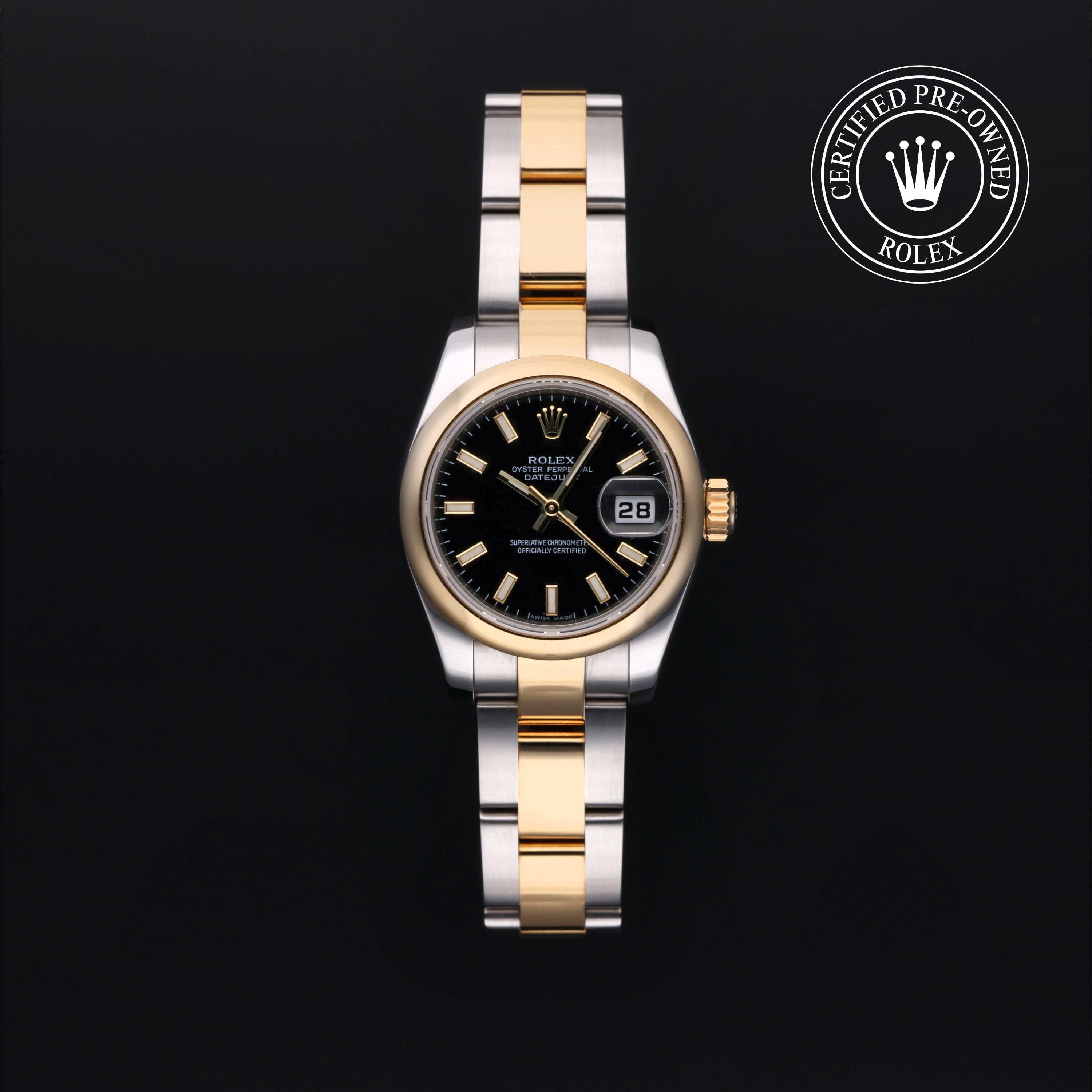 Rolex Certified Pre-Owned Lady-Datejust in Oyster, 26 mm, Stainless Steel and yellow gold watch