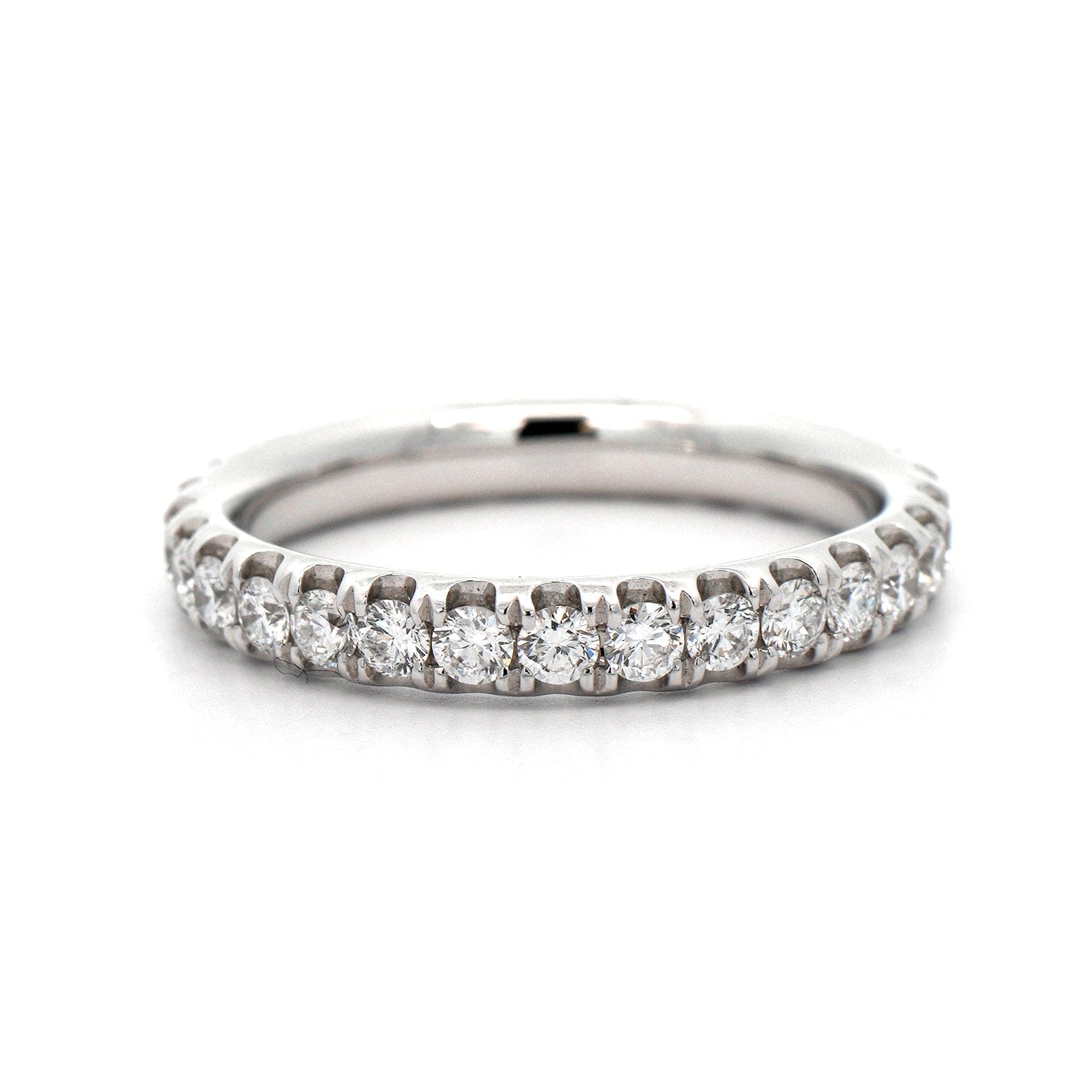 18K White Gold Diamond Eternity Band