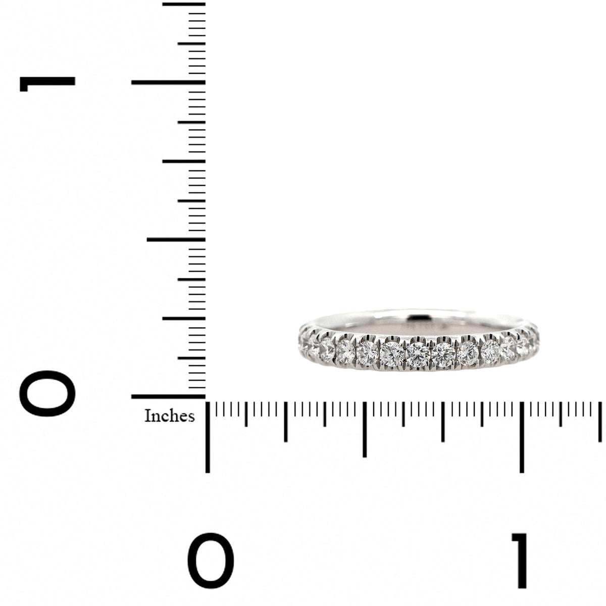 18K White Gold Diamond Eternity Band