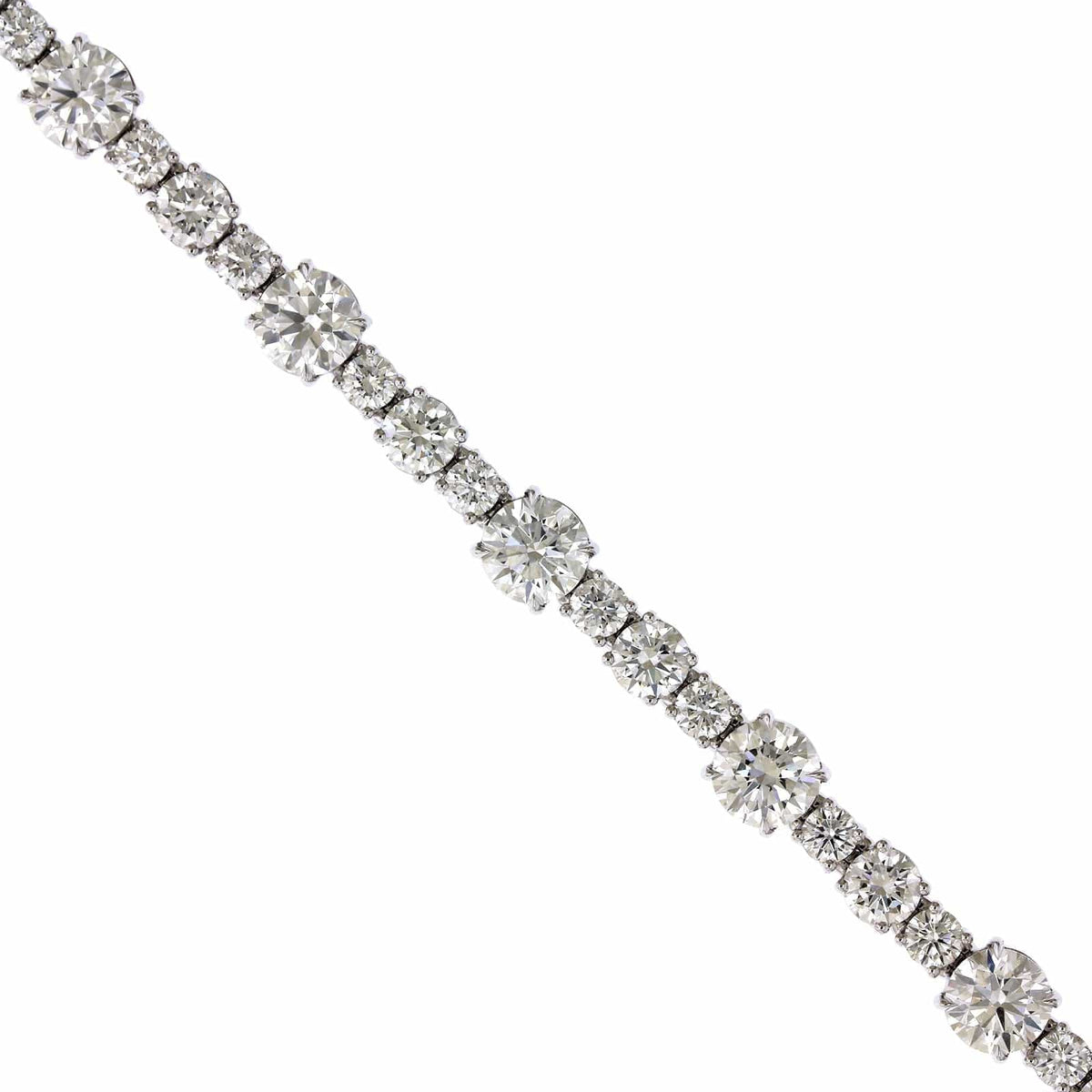 18K White Gold Diamond Bracelet