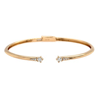 14K Yellow Gold Open Diamond Bracelet