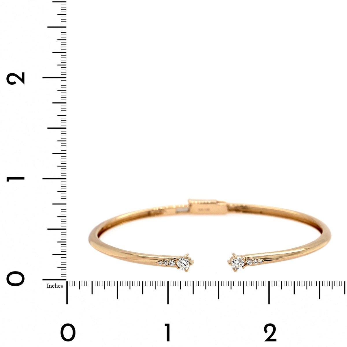 14K Yellow Gold Open Diamond Bracelet