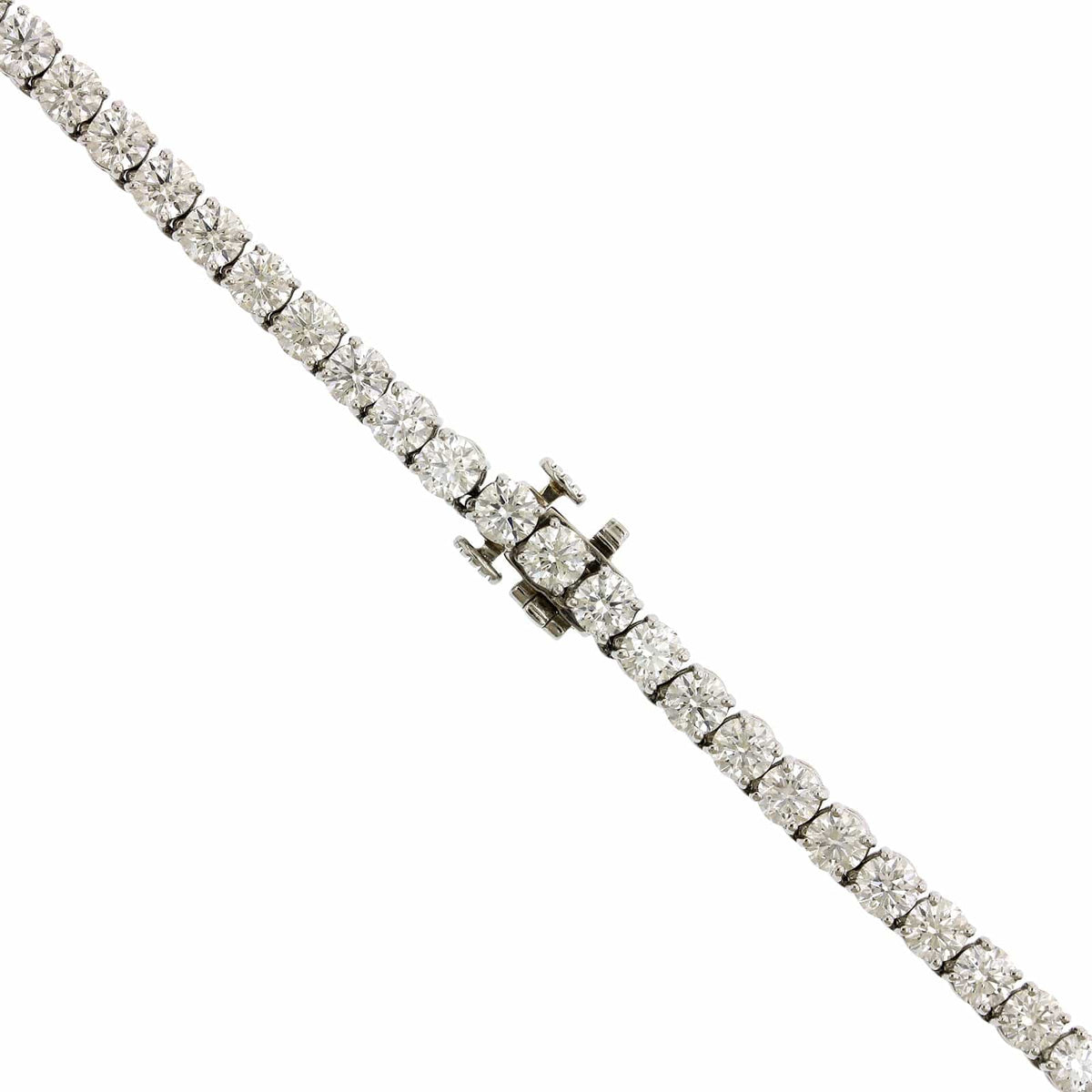 Platinum Diamond Tennis Necklace