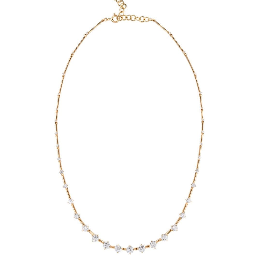 Fernando Jorge 18K Yellow Gold Large Diamond Sequence Necklace