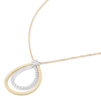 Marco Bicego 18K Yellow & White Gold Masai Diamond Pendant Necklace