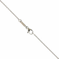 18K White Gold Diamond Heart Necklace