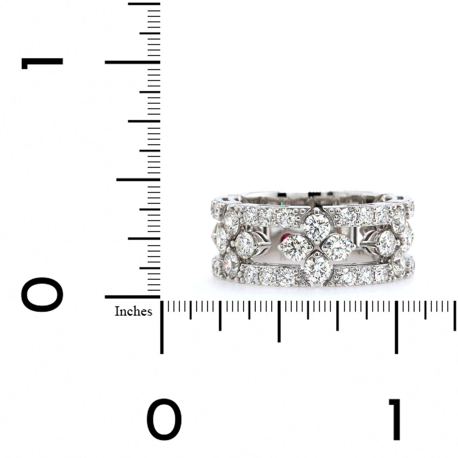 Roberto Coin 18K White Gold "Love In Verona" Diamond Ring