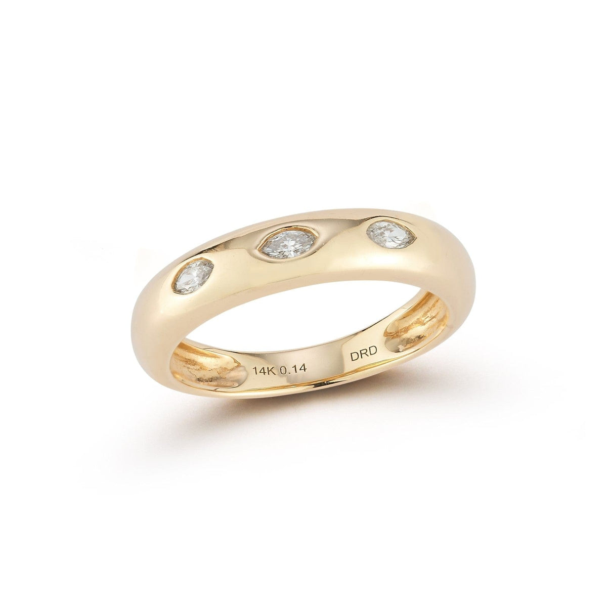 14K Yellow Gold Alexa Jordyn Marquise Diamond Ring