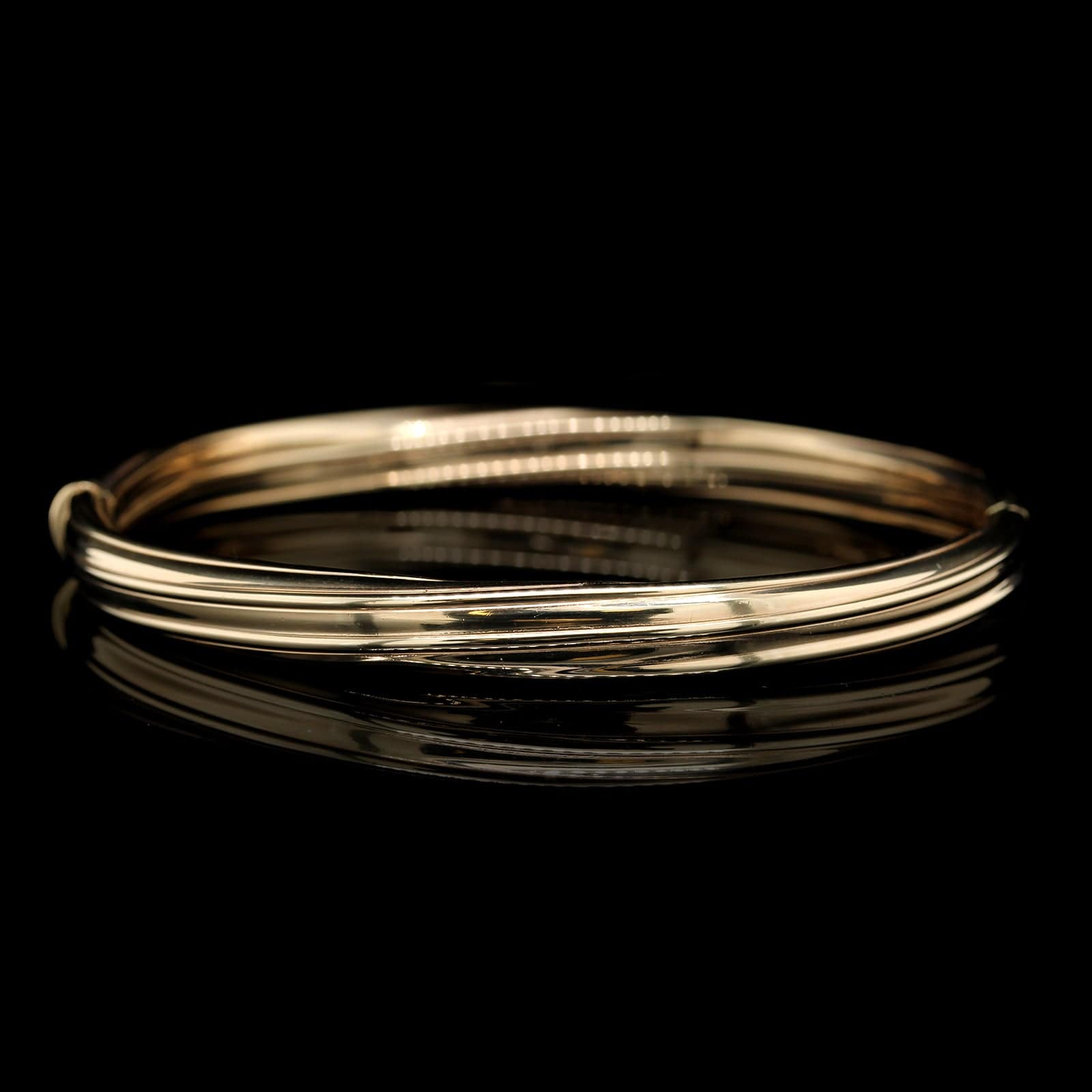 14K Yellow Gold Estate Bangle