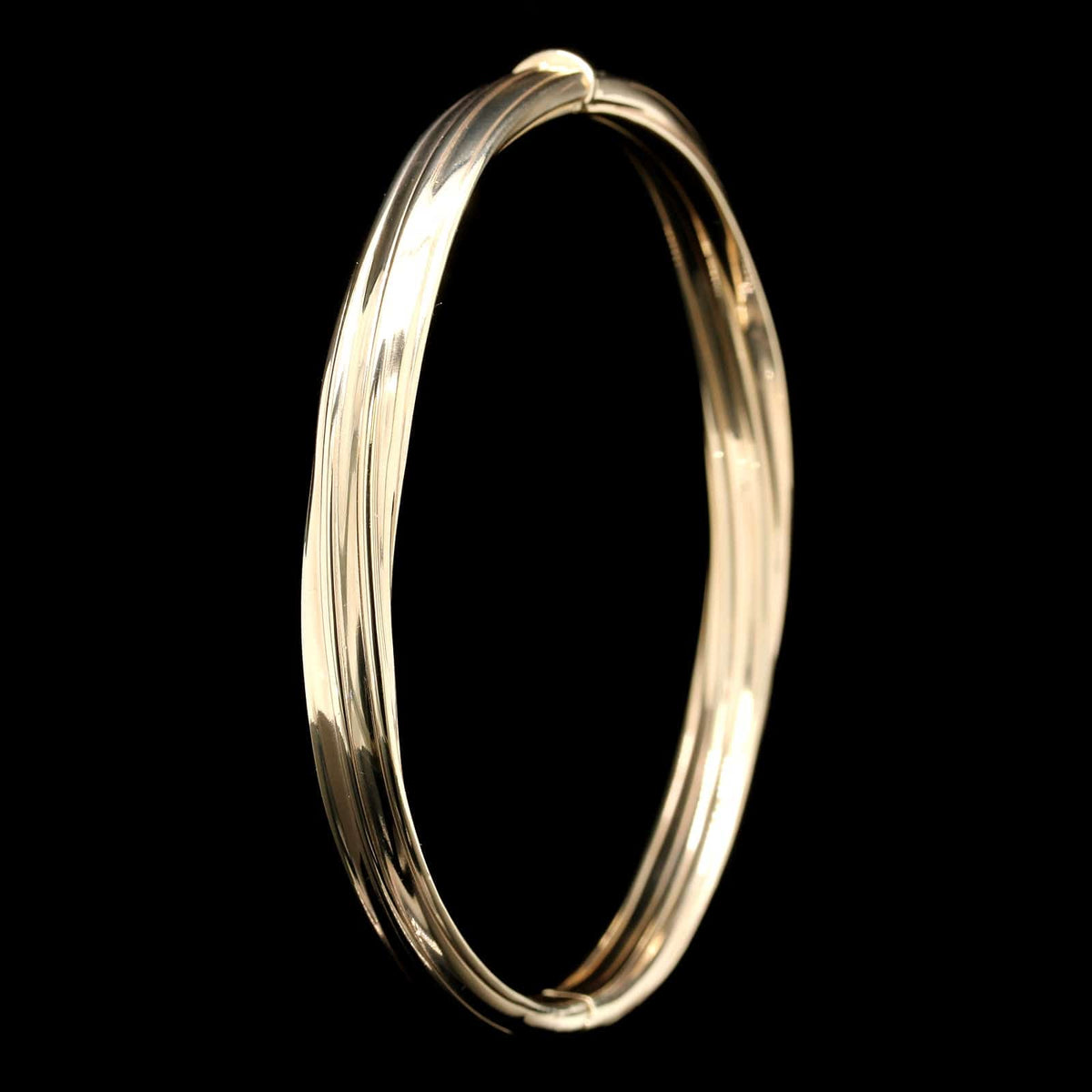 14K Yellow Gold Estate Bangle