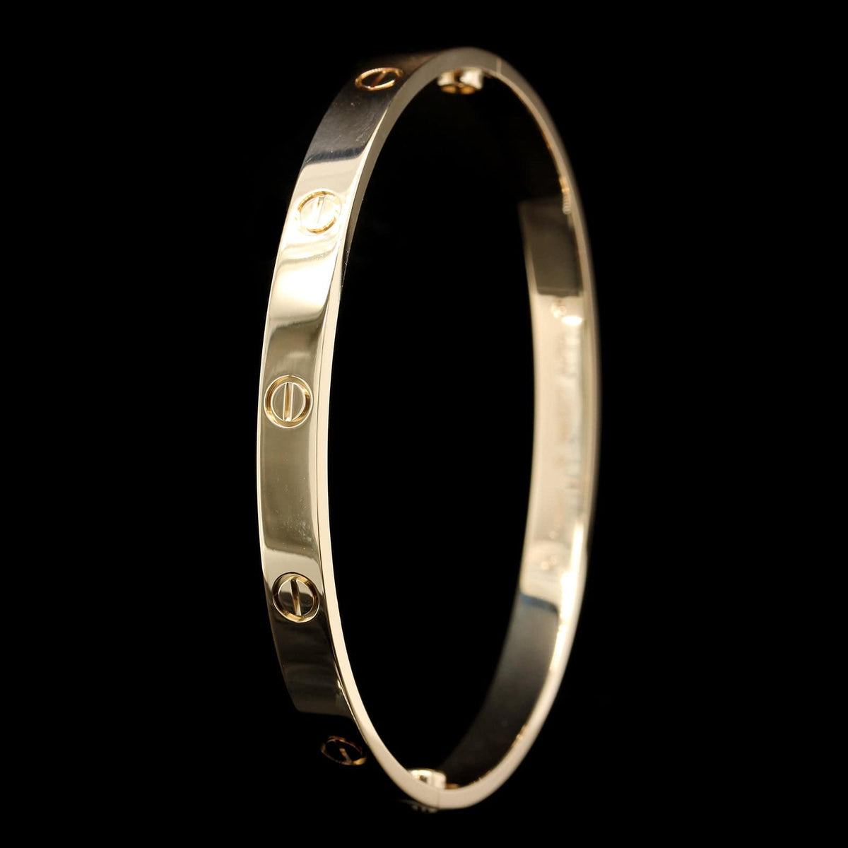 Cartier 18K Yellow Gold Love Estate Bracelet