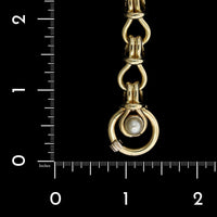 14K Yellow Gold Estate Fancy Link Bracelet